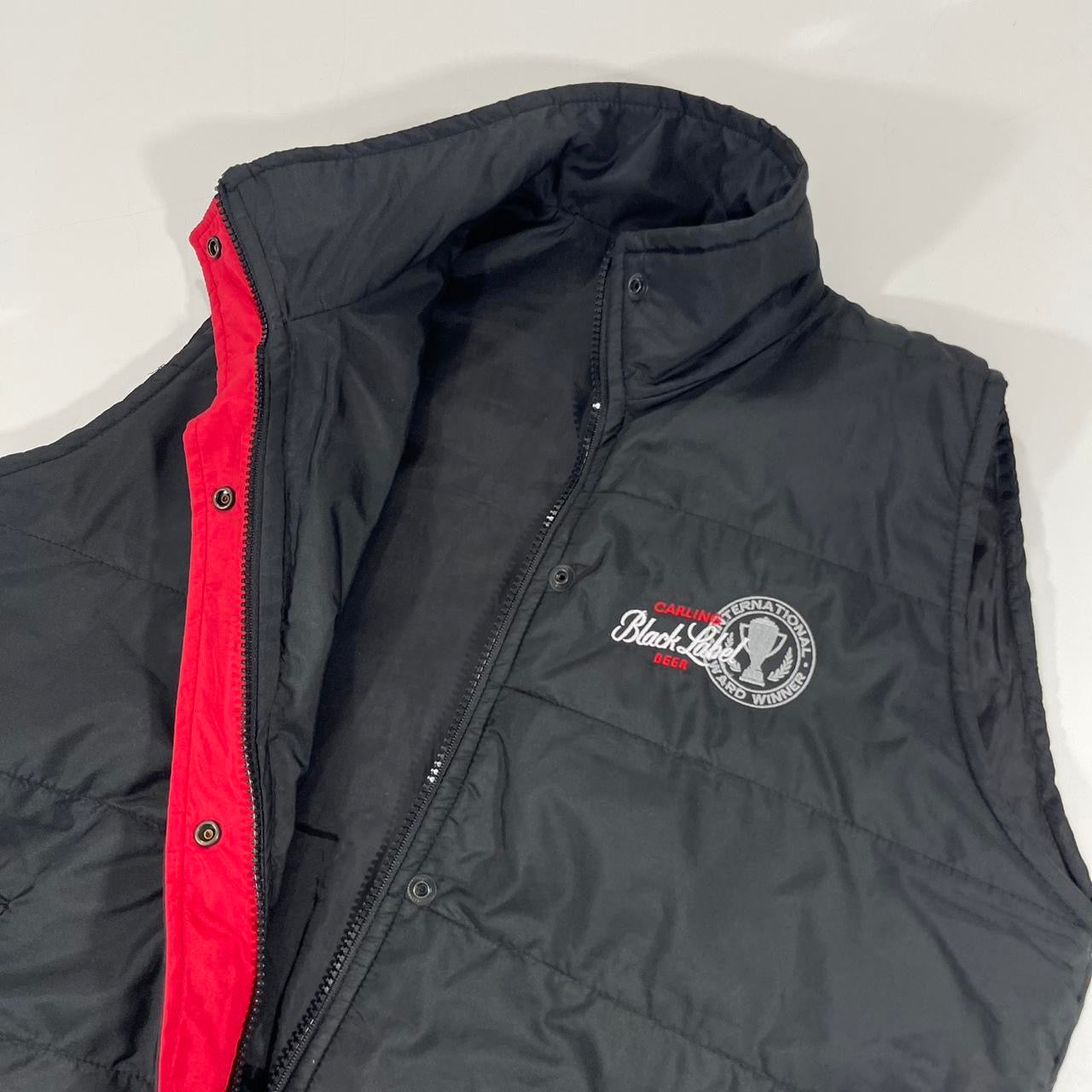 CARLING BLACK LABEL BEER PUFFER VEST
