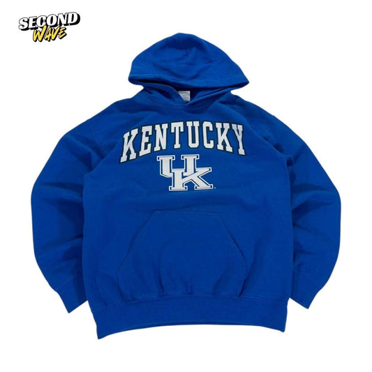 VINTAGE UNIVERSITY OF KENTUCKY WILDCATS BLUE HOODIE (S-M)