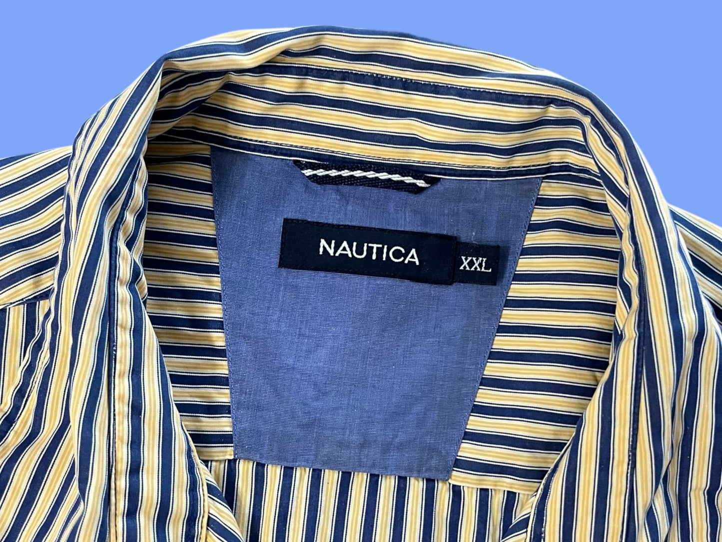 VINTAGE NAUTICA POLO SHIRT LONG SLEEVE (XL)