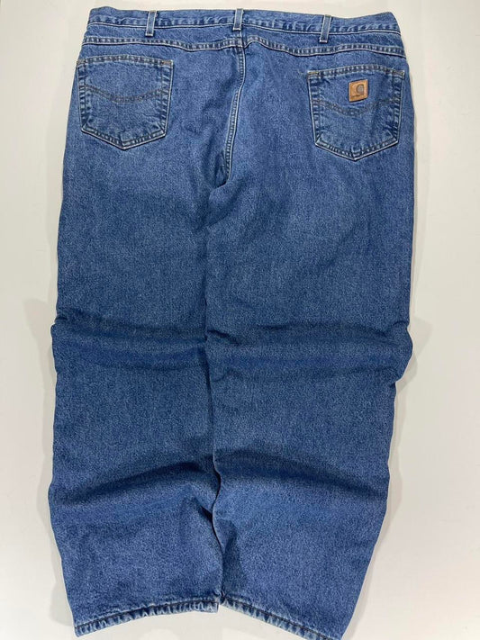 VINTAGE CARHARTT BLUE DENIM JEANS (44)