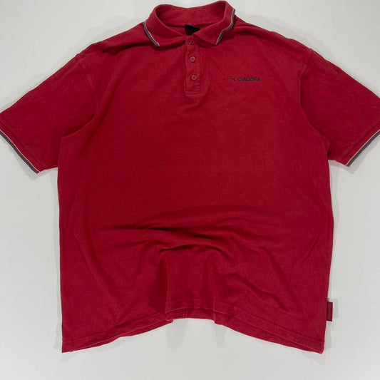 DIADORA RED POLO SHIRT (L)