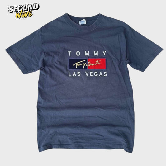 TOMMY HILFIGER NAVY BLUE LAS VEGAS TEE (M)