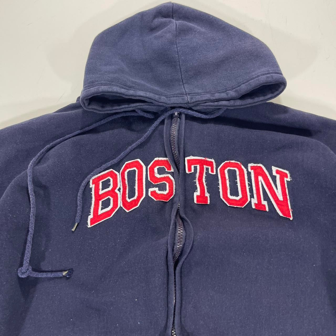 VINTAGE BOSTON ZIP UP HOODIE (M)