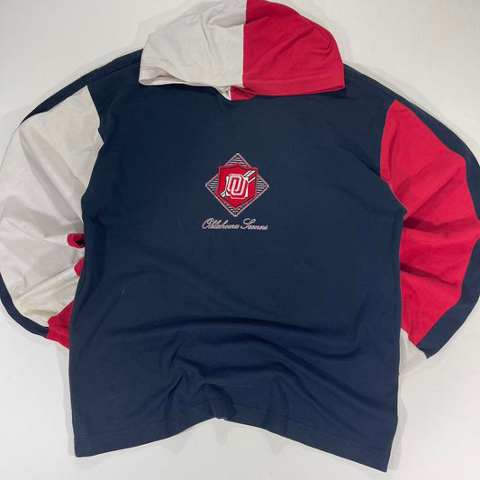 VINTAGE THIN MATERIAL OKLAHOMA SOONERS MULTI COLOURED (L)