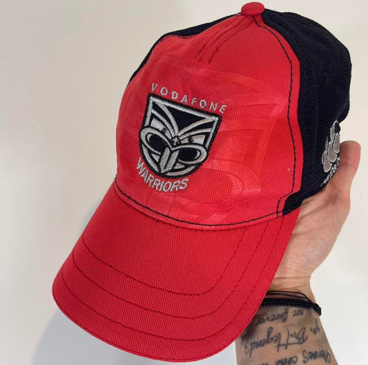 VODAFONE WARRIORS RED & BLACK CAP
