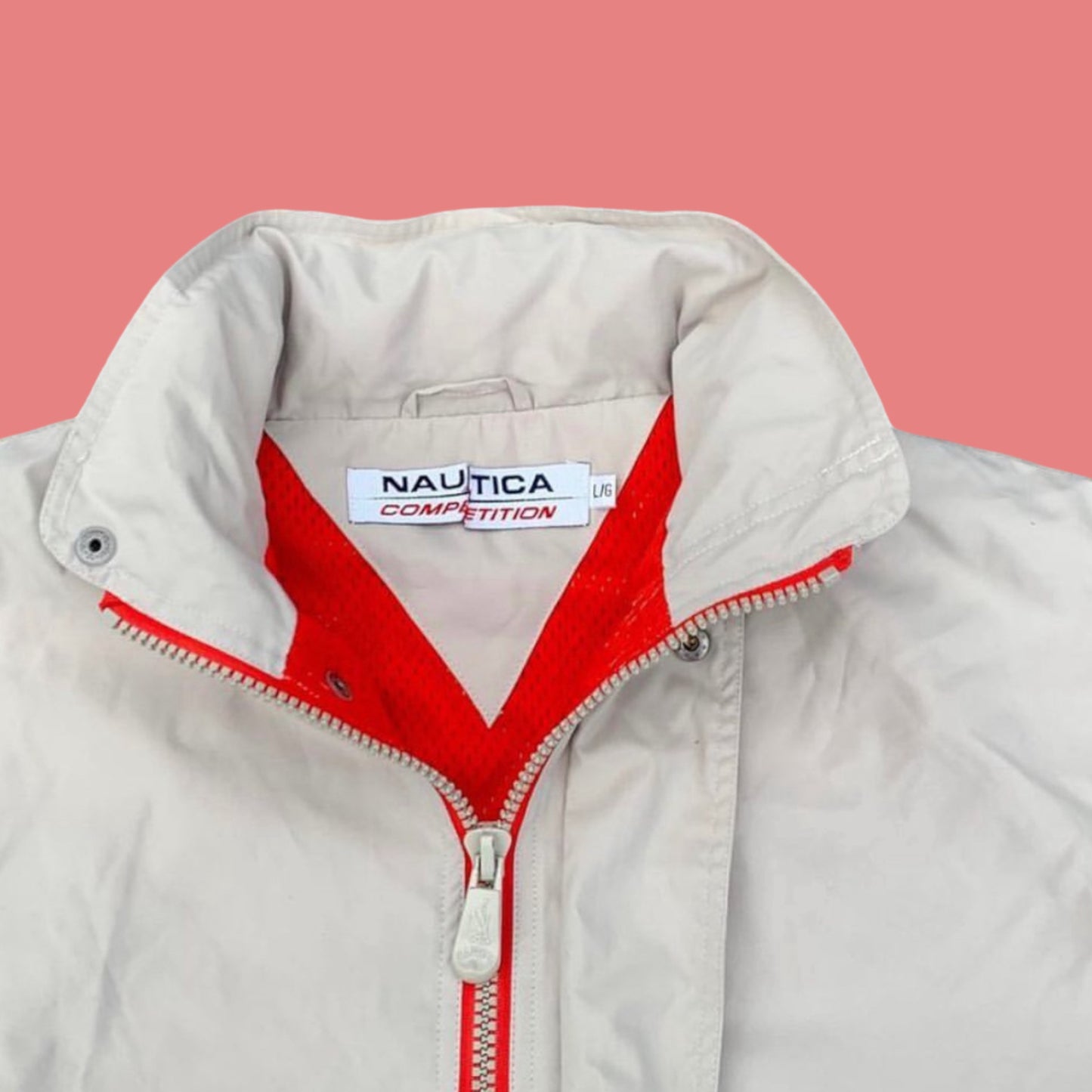 VINTAGE NAUTICA JACKET - with hood (L)