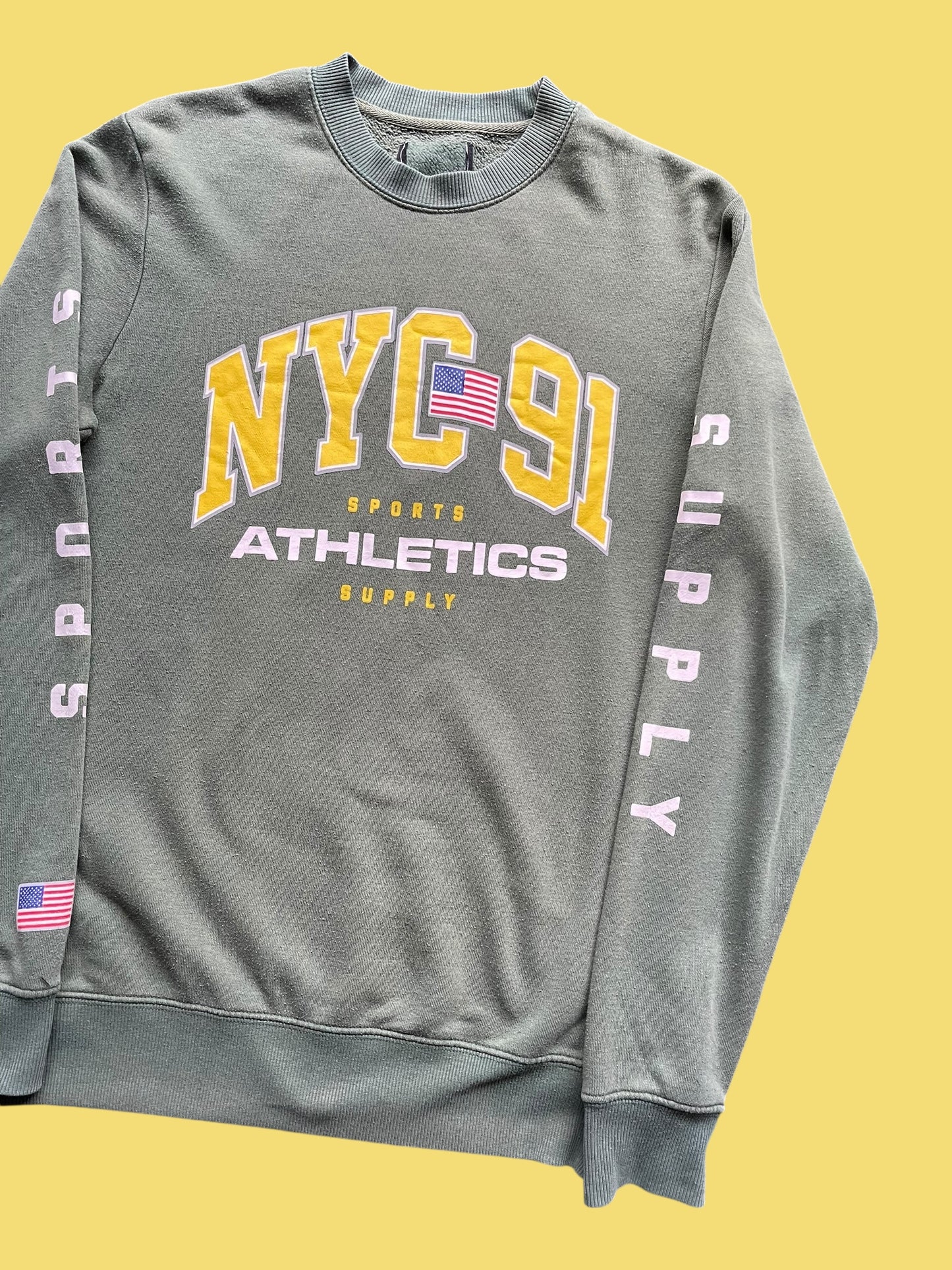 NYC ATHLETICS USA CREWNECK (M)