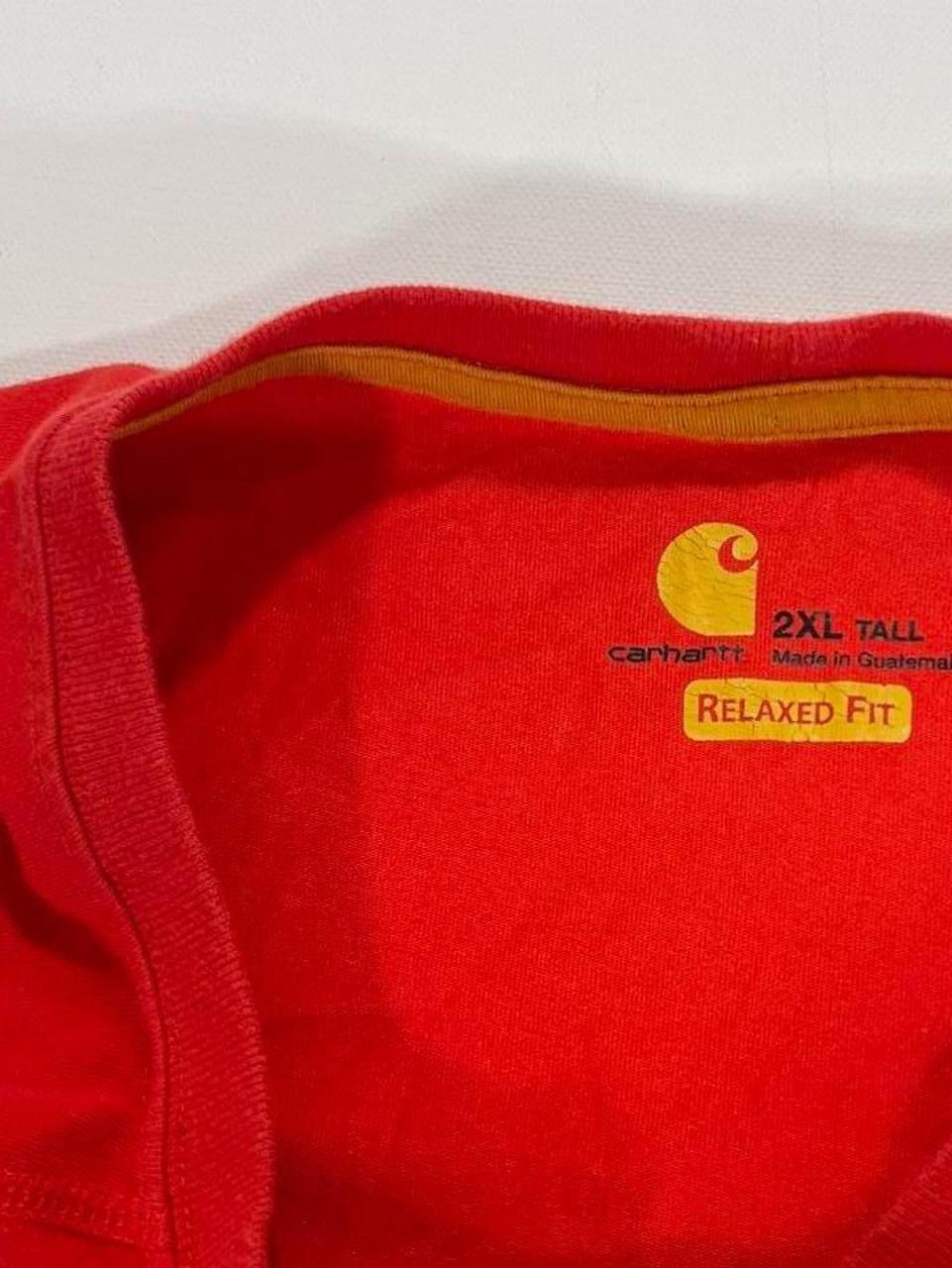 CARHARTT RED POCKET TEE (XXL)