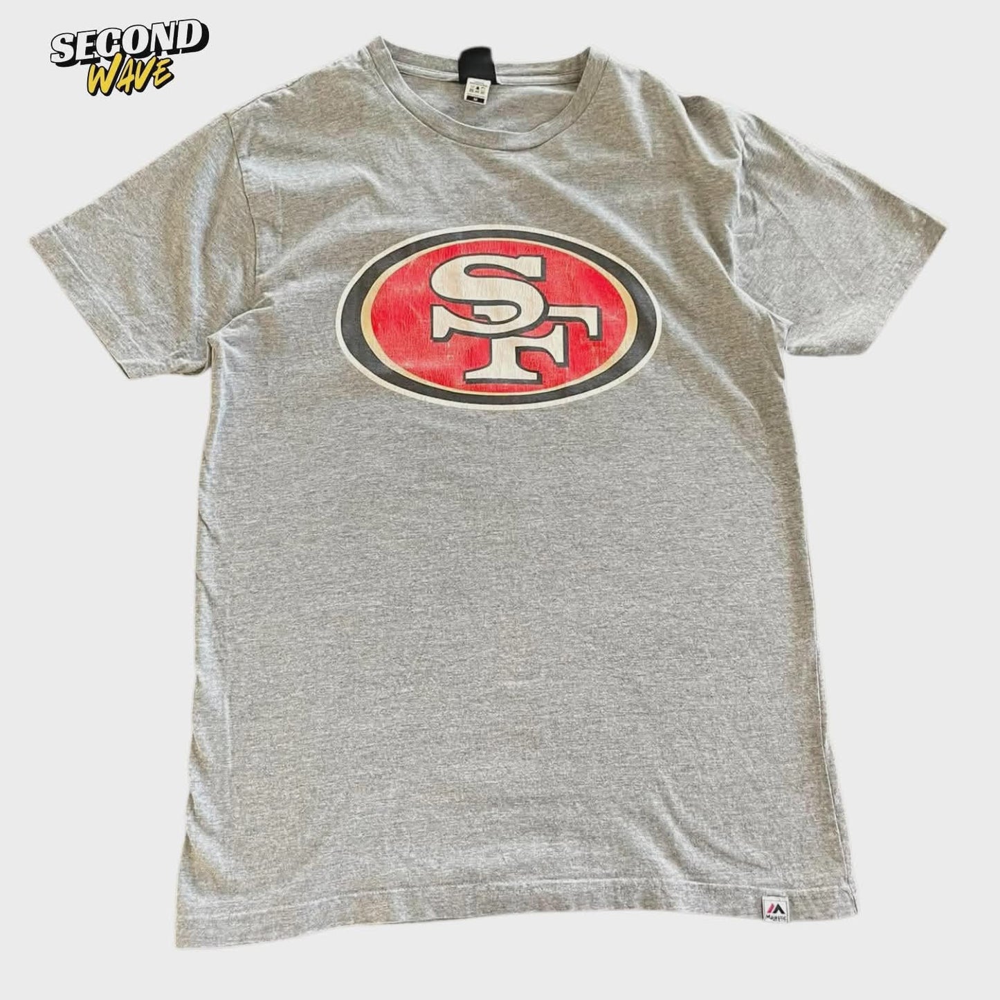 VINTAGE MAJESTIC ATHLETIC GREY SAN FRANCISCO 49ERS NFL T-SHIRT (M)