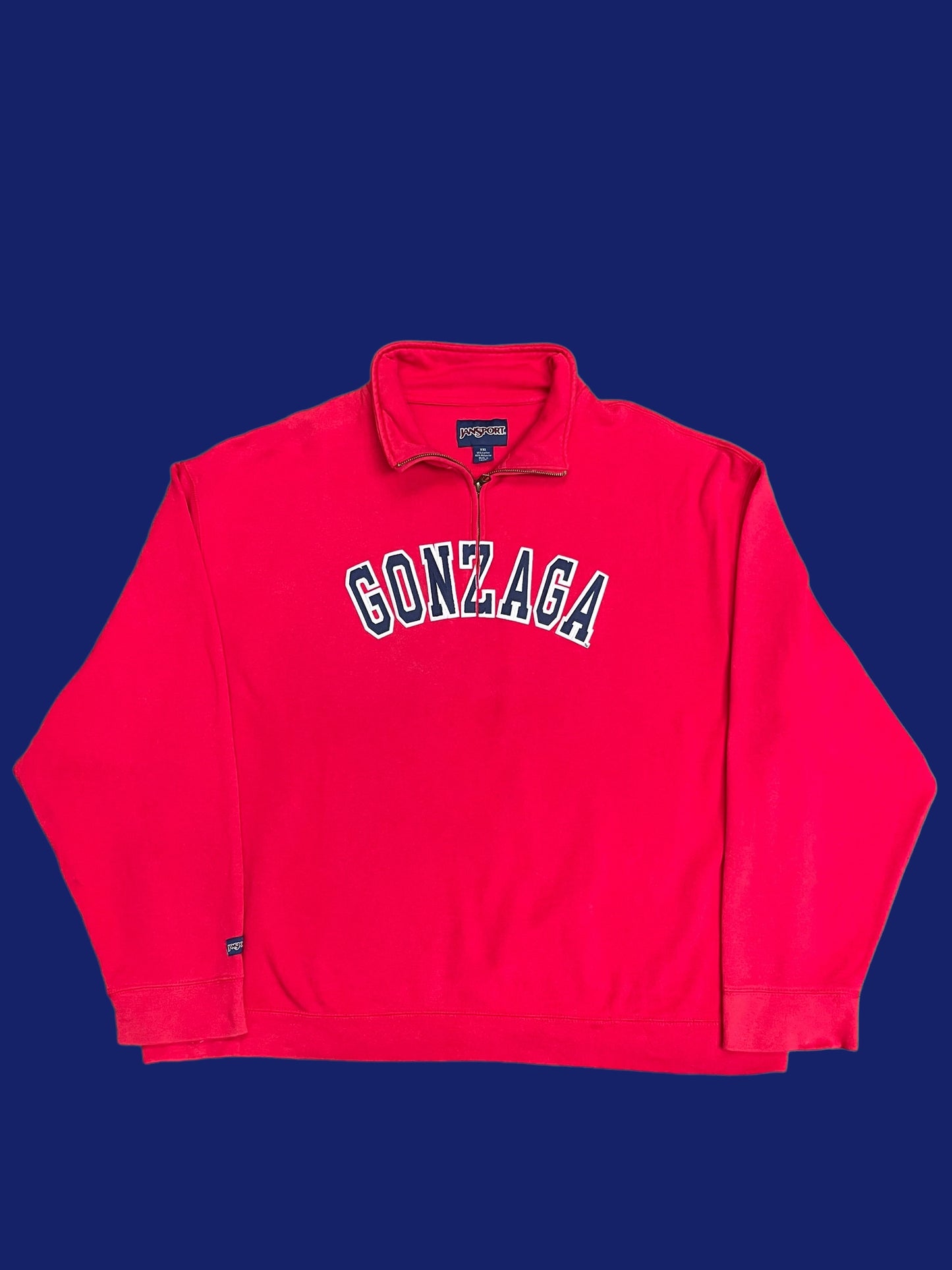 VINTAGE GONZAGA QUARTERZIP (XXL)
