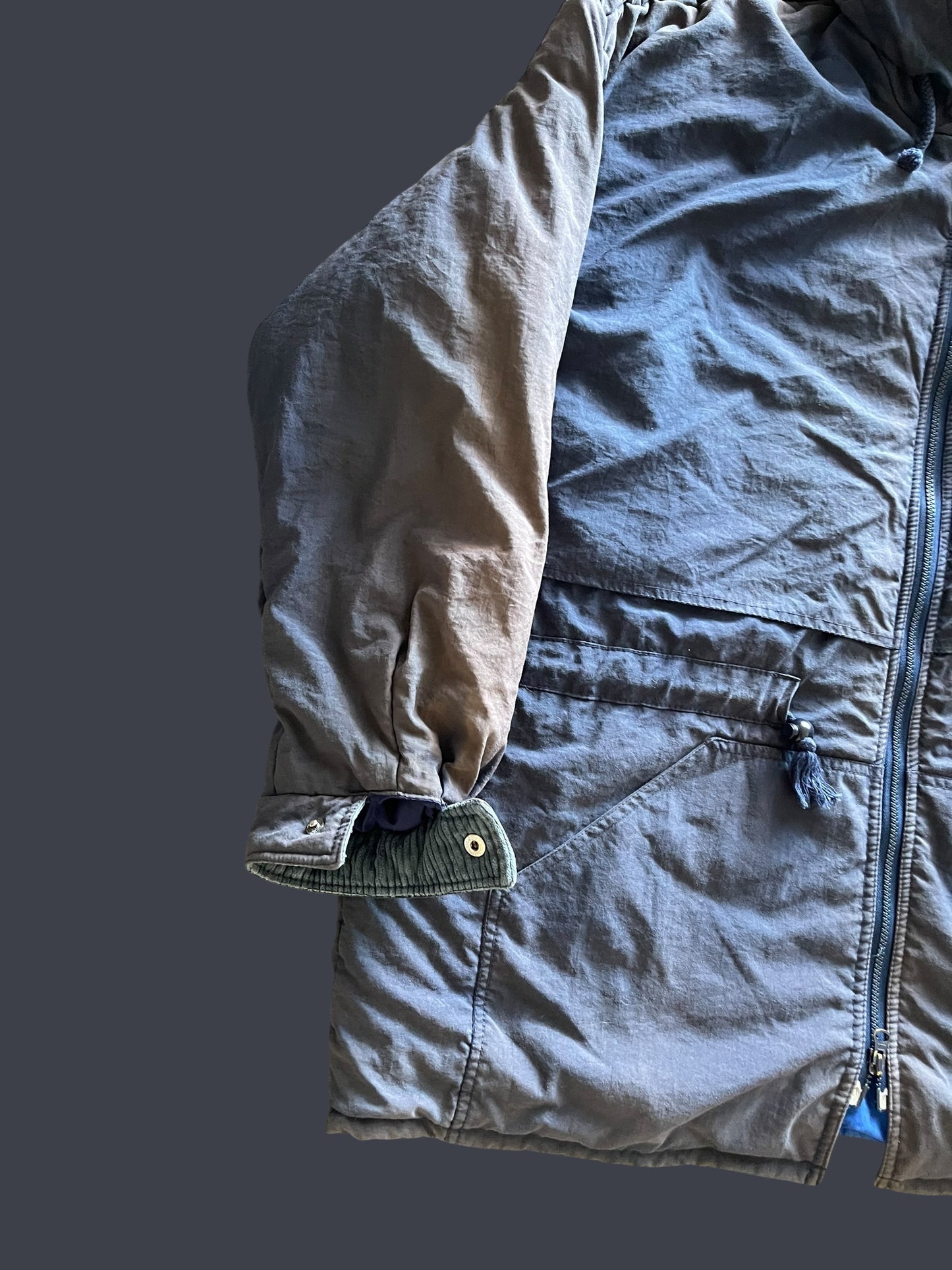 SICK VINTAGE FADING DISCOLOUR SUBARU JACKET (XL)