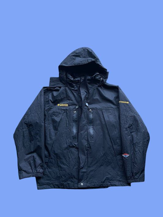 COLUMBIA OMNI TECH WATERPROOF JACKET (L)