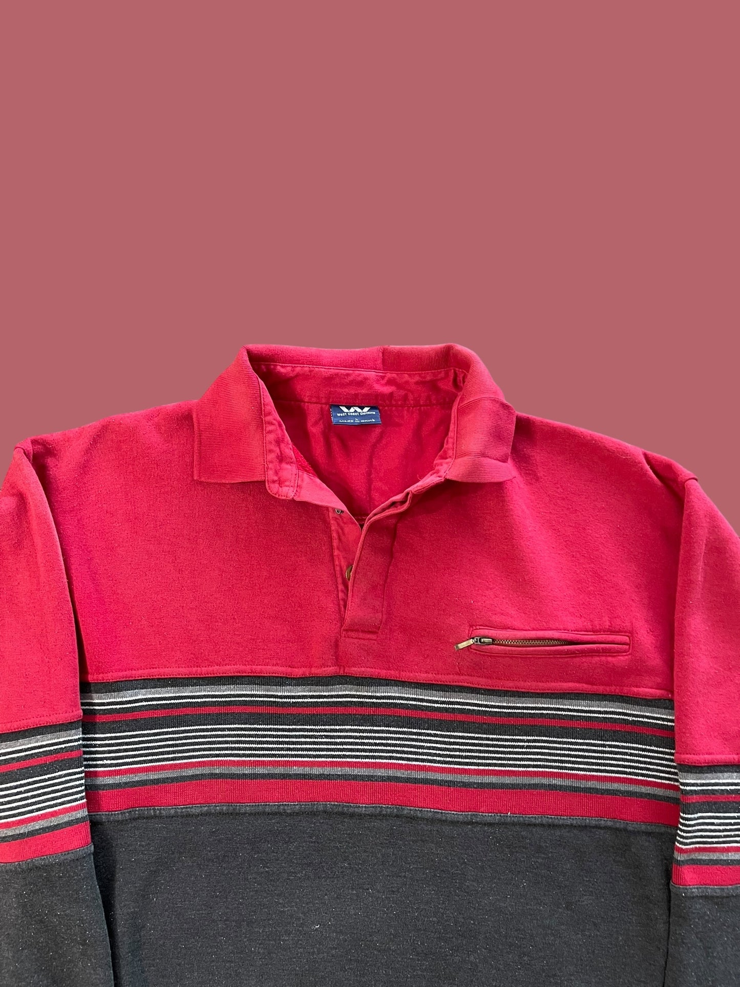 VINTAGE WESTCOAST POLO LONG SLEEVE ( L)