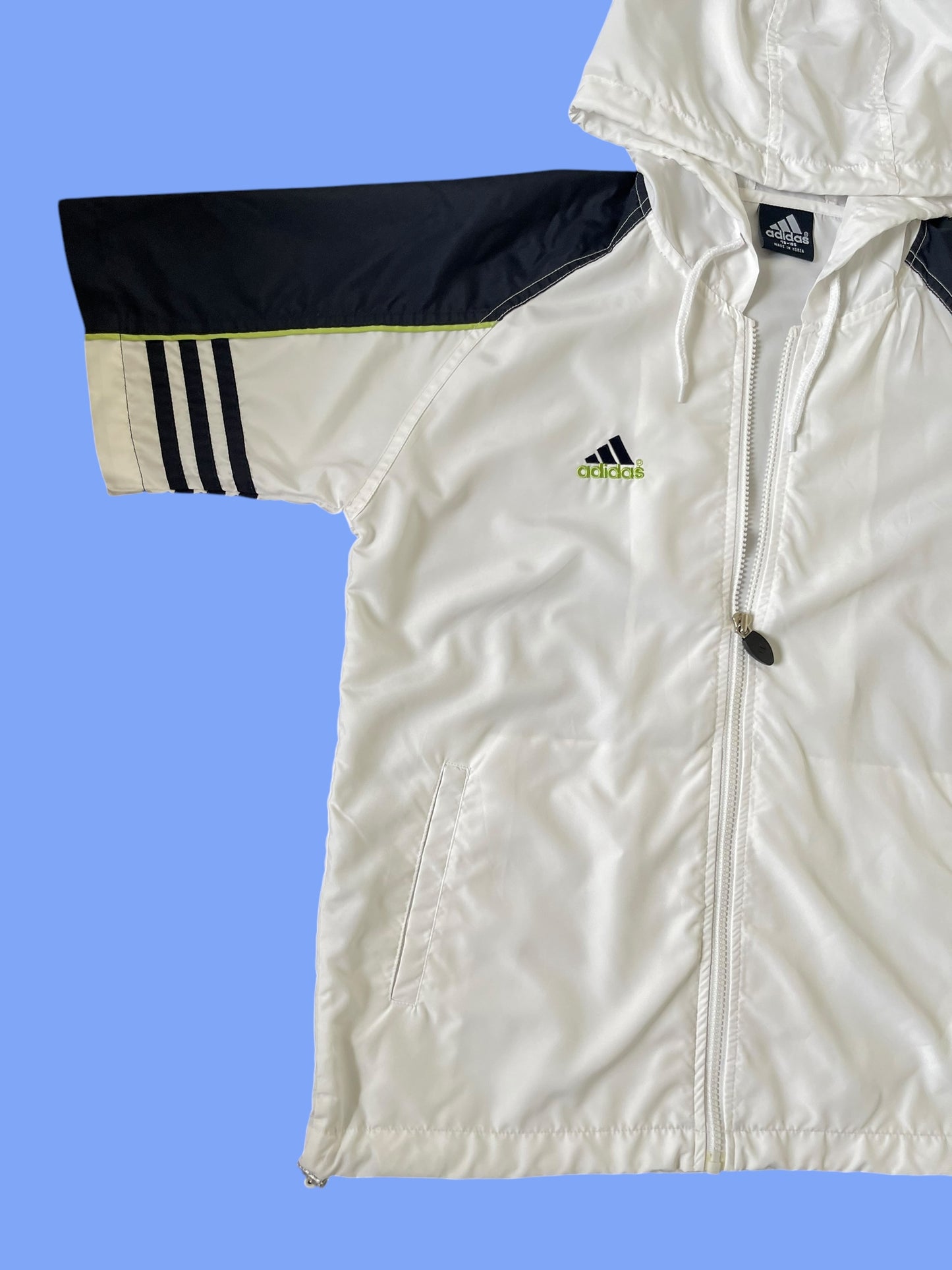 VINTAGE ADIDAS HOODED ZIP (M)
