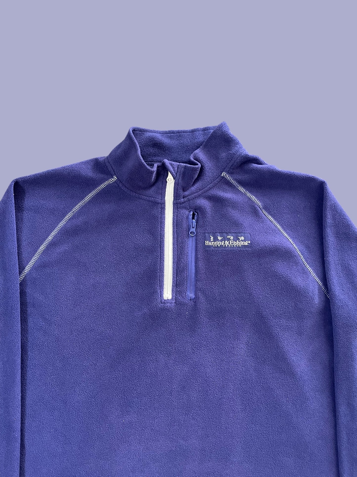 HUNTING AND FISHING QUARTERZIP FLEECE (L-XL)