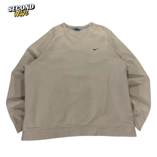 VINTAGE NIKE TAN CREWNECK (L)