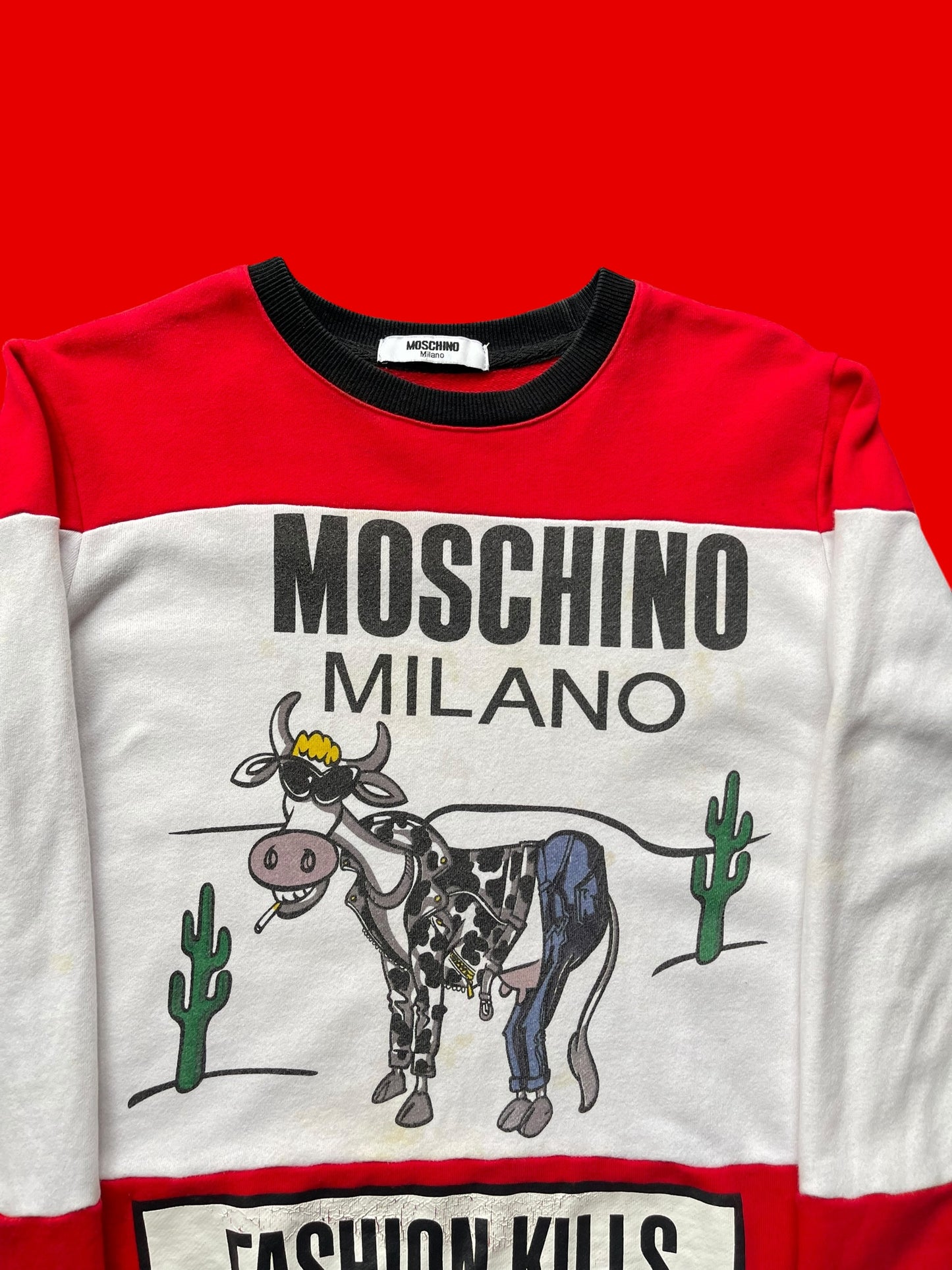 VINTAGE MOSCHINO CREWNECK (S/M)