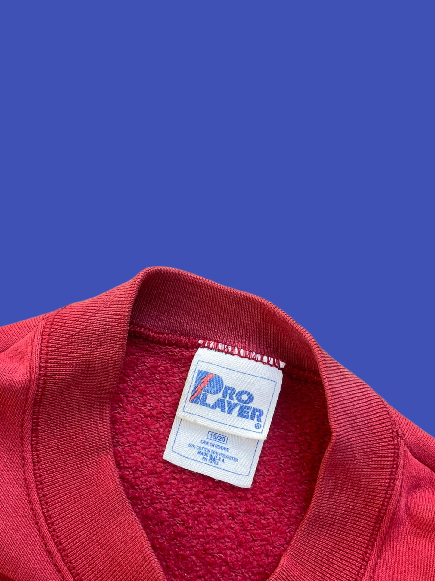 VINTAGE 49ERS HELMET CREWNECK (M)
