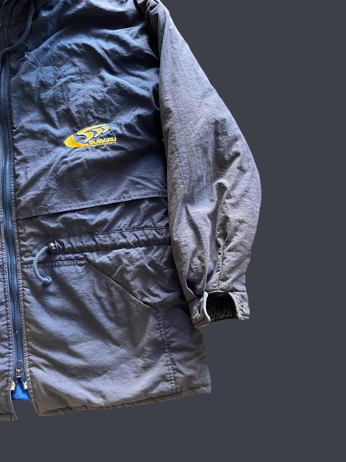 SICK VINTAGE FADING DISCOLOUR SUBARU JACKET (XL)