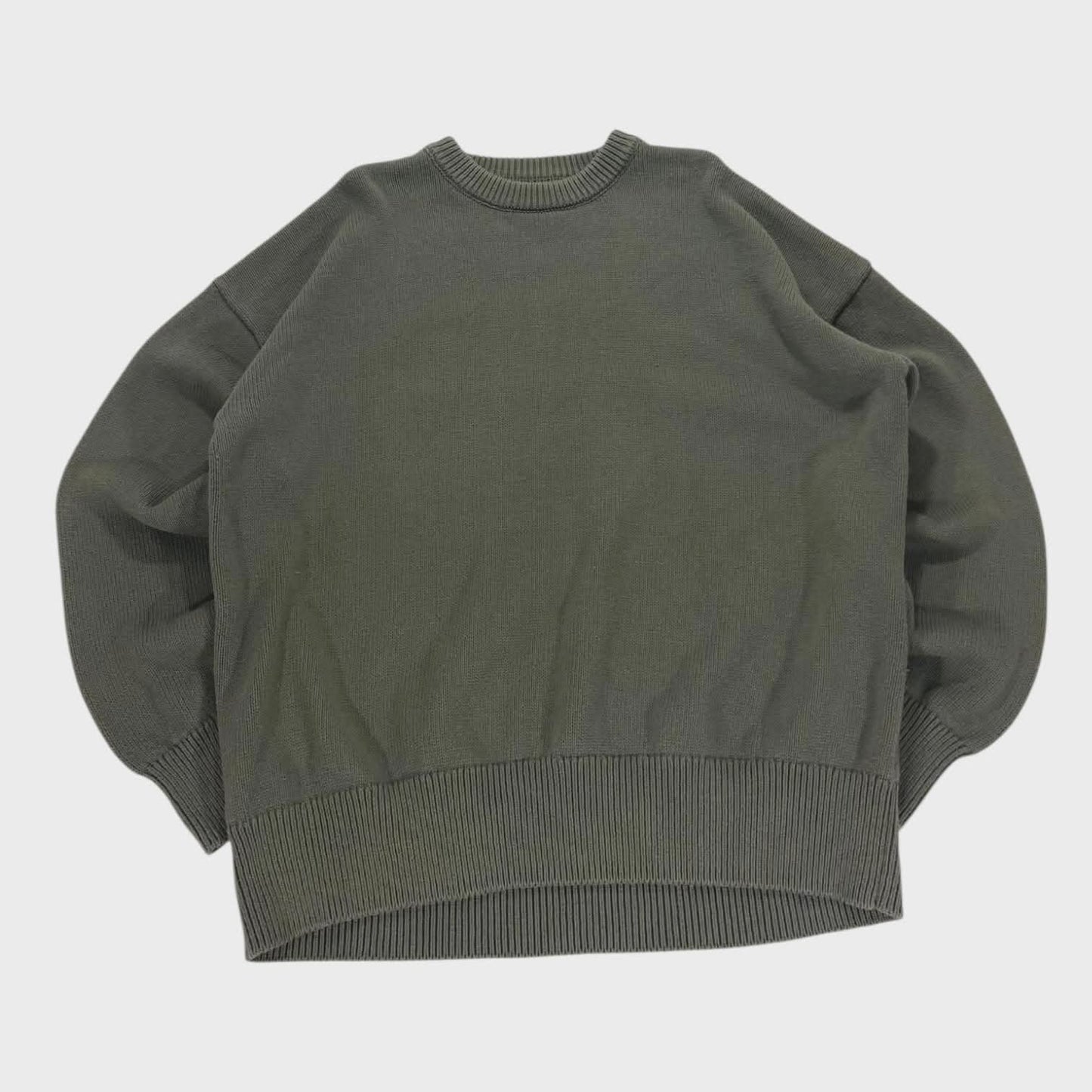 ABSENT GREEN CREWNECK SWEATER (M)