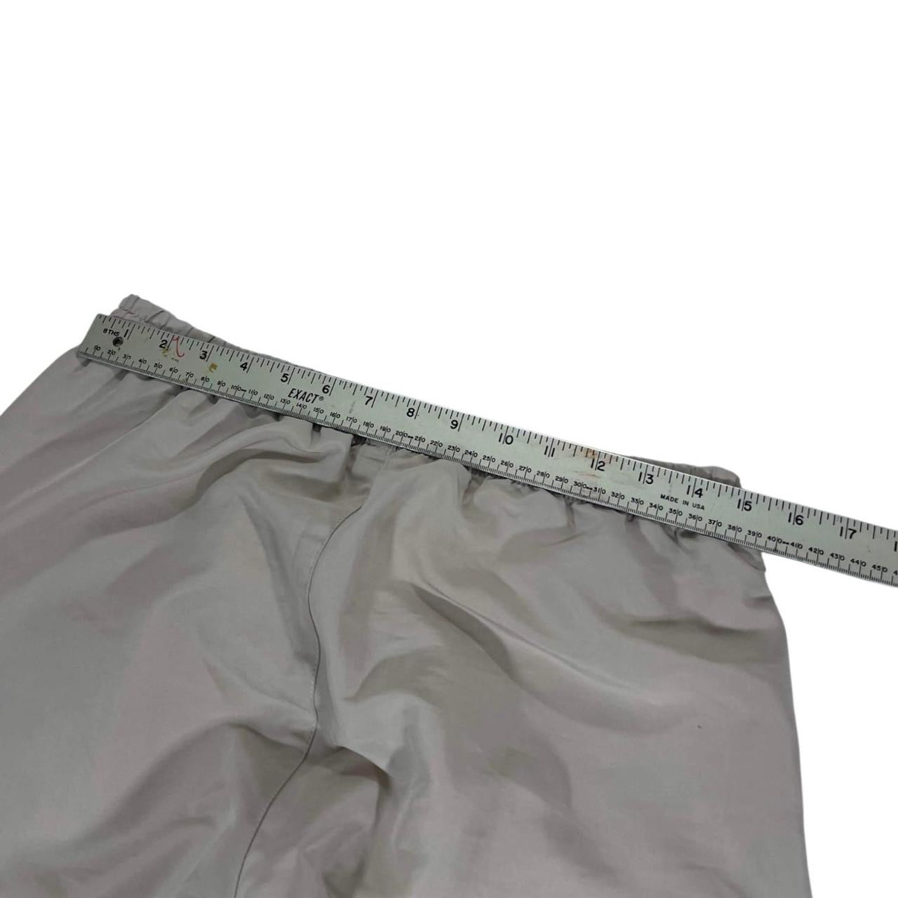 VINTAGE UMBRO TAN & CREAM TRACK PANTS (L)