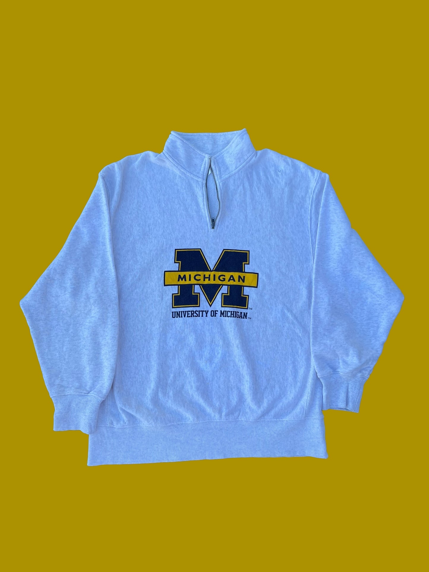 VINTAGE MICHIGAN QUARTERZIP (L)
