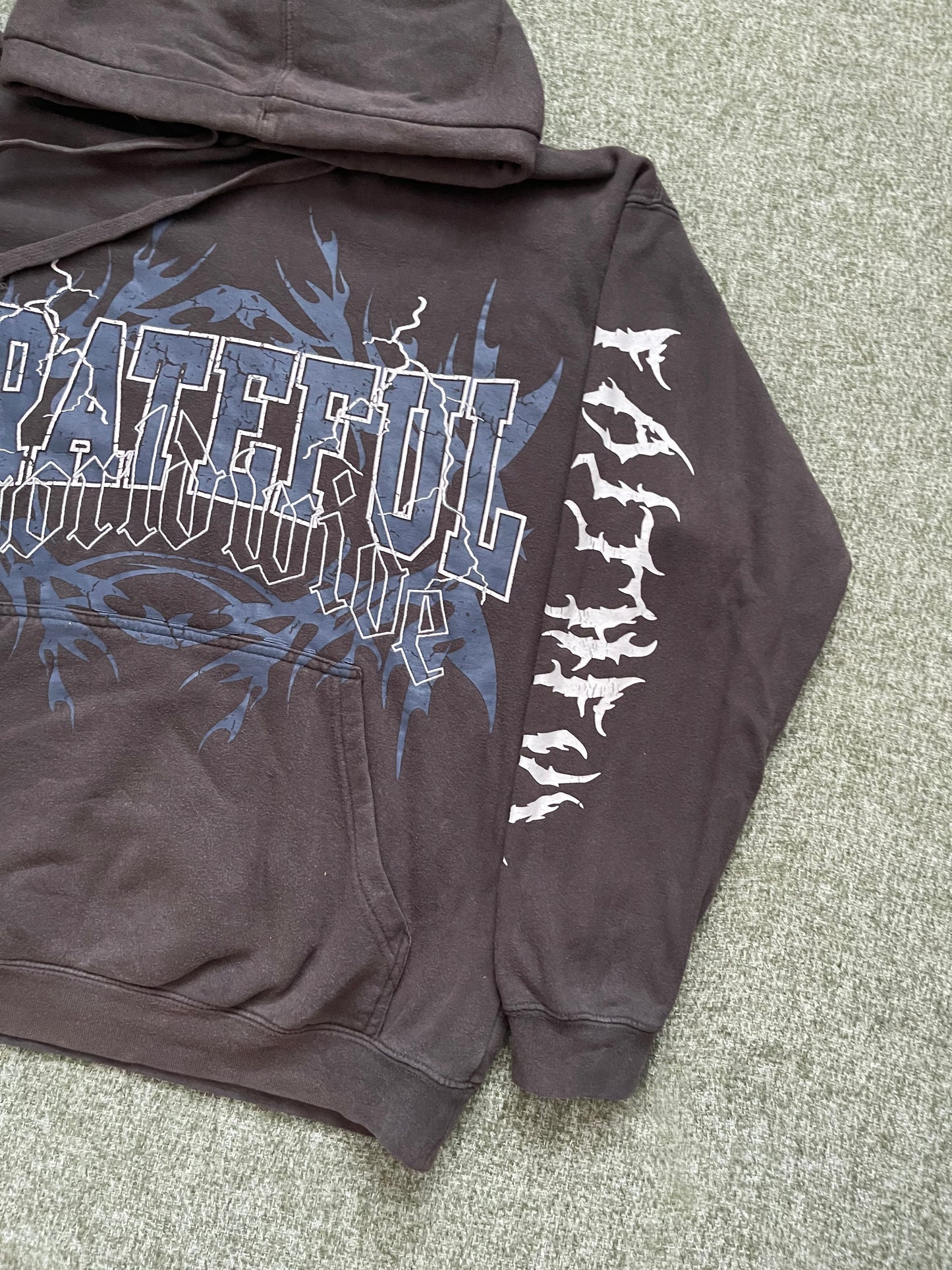 Y2K GRATEFUL ABSENT HOODIE (M)
