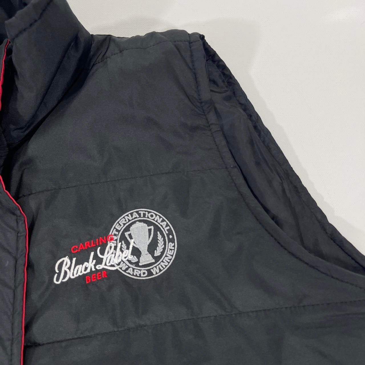 CARLING BLACK LABEL BEER PUFFER VEST