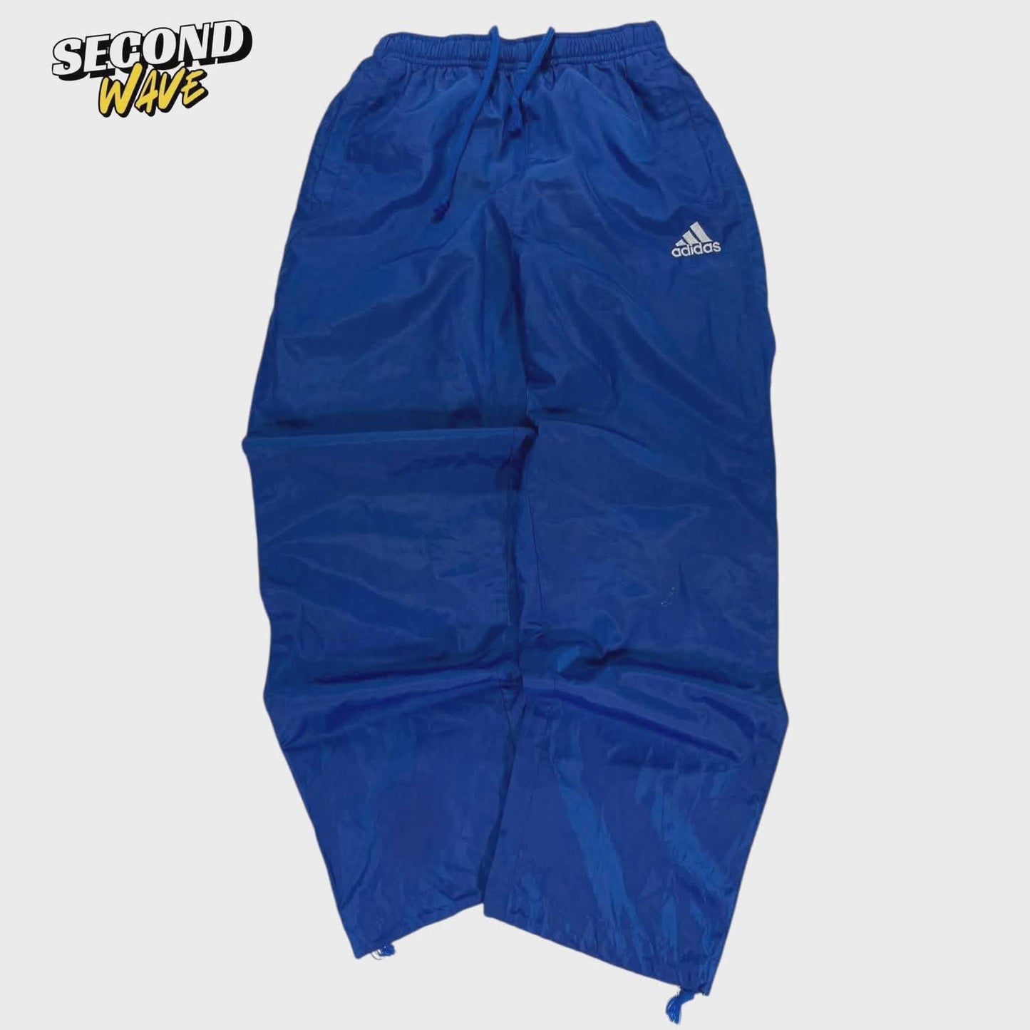 ADIDAS BLUE TRACKPANTS (S)