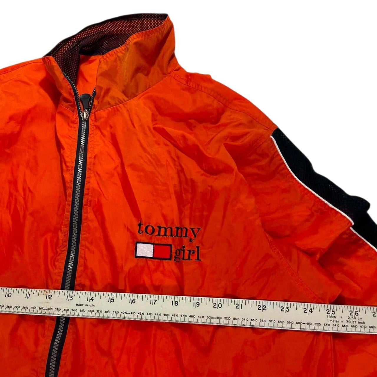 VINTAGE BL TOMMY GIRL ORANGE WINDBREAKER (XL)