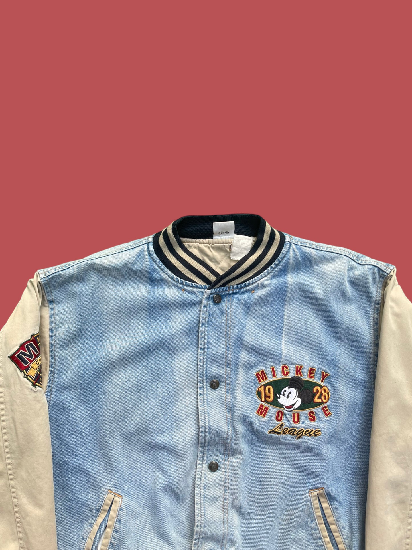 VINTAGE MICKEY DENIM JACKET (M)