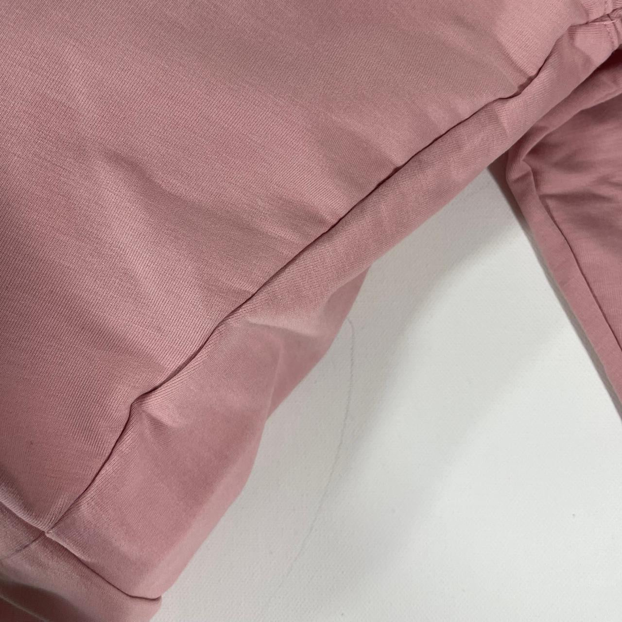 PUMA CROPPED PINK CREWNECK SWEATSHIRT (L)