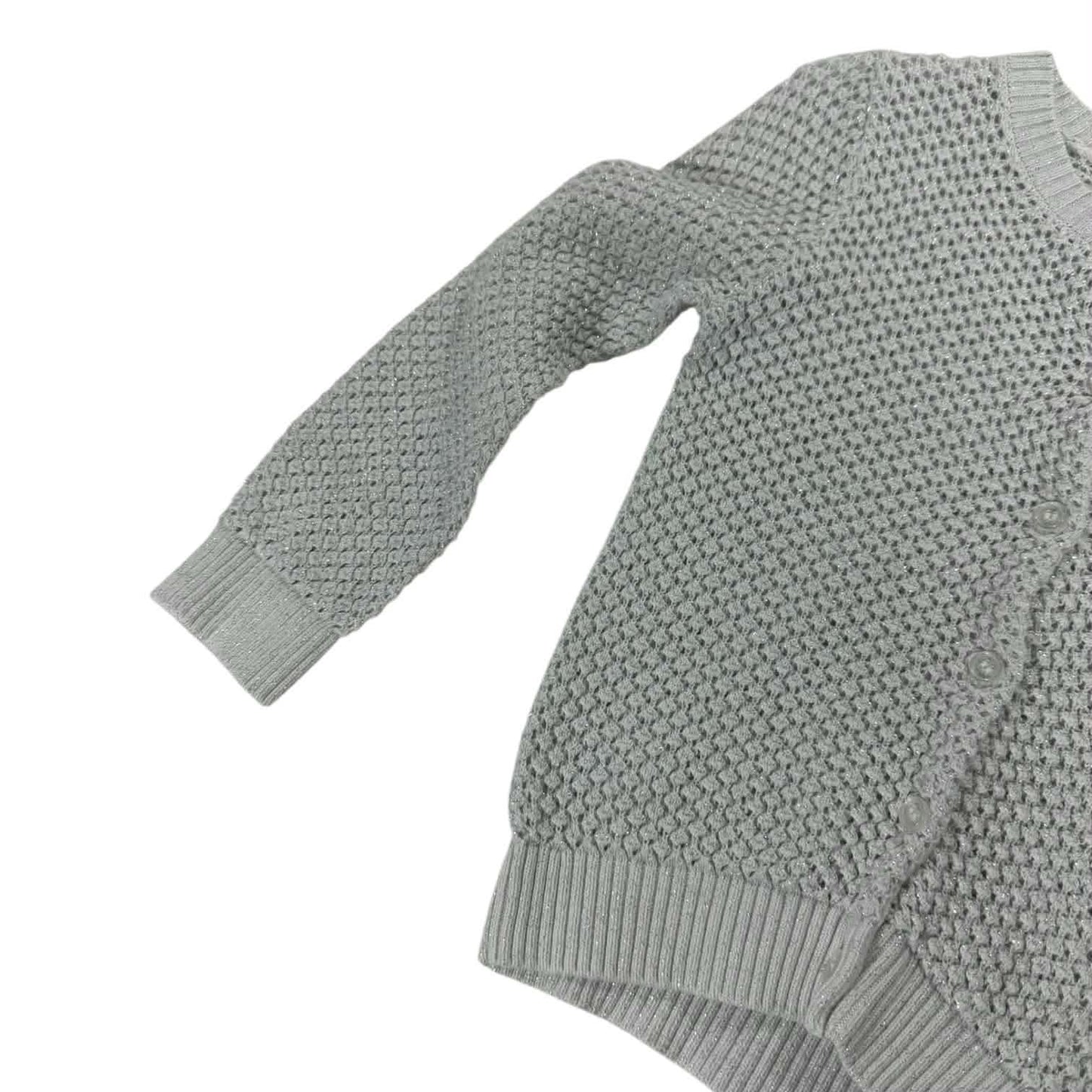 SEED HERITAGE GREY BABY CARDIGAN (18-24 MONTHS)