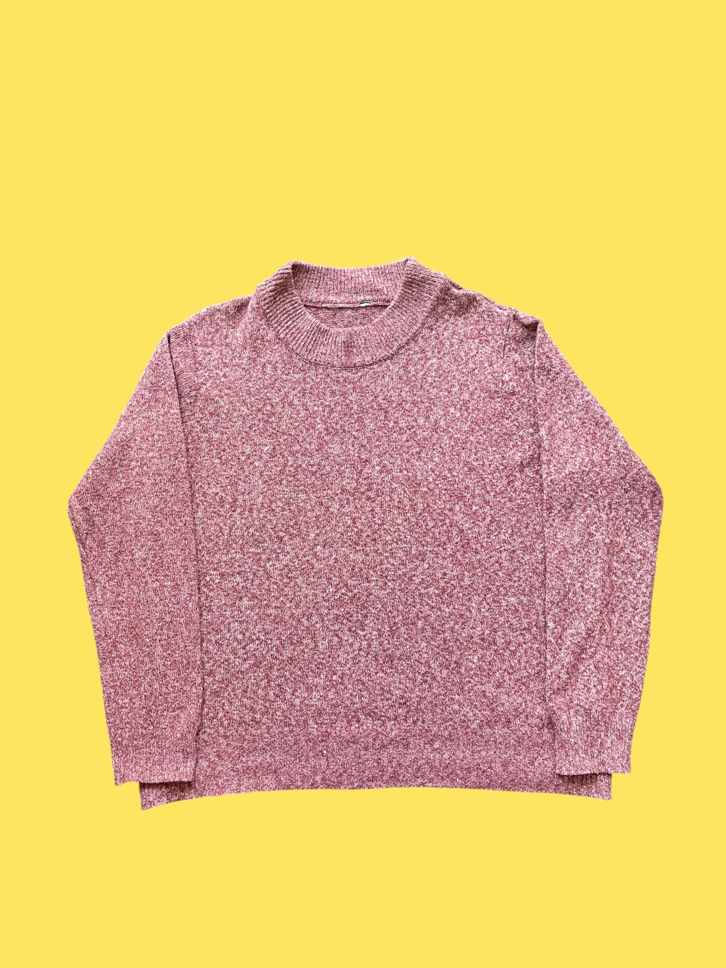 Y2K POLYESTER SWEATER ( L)