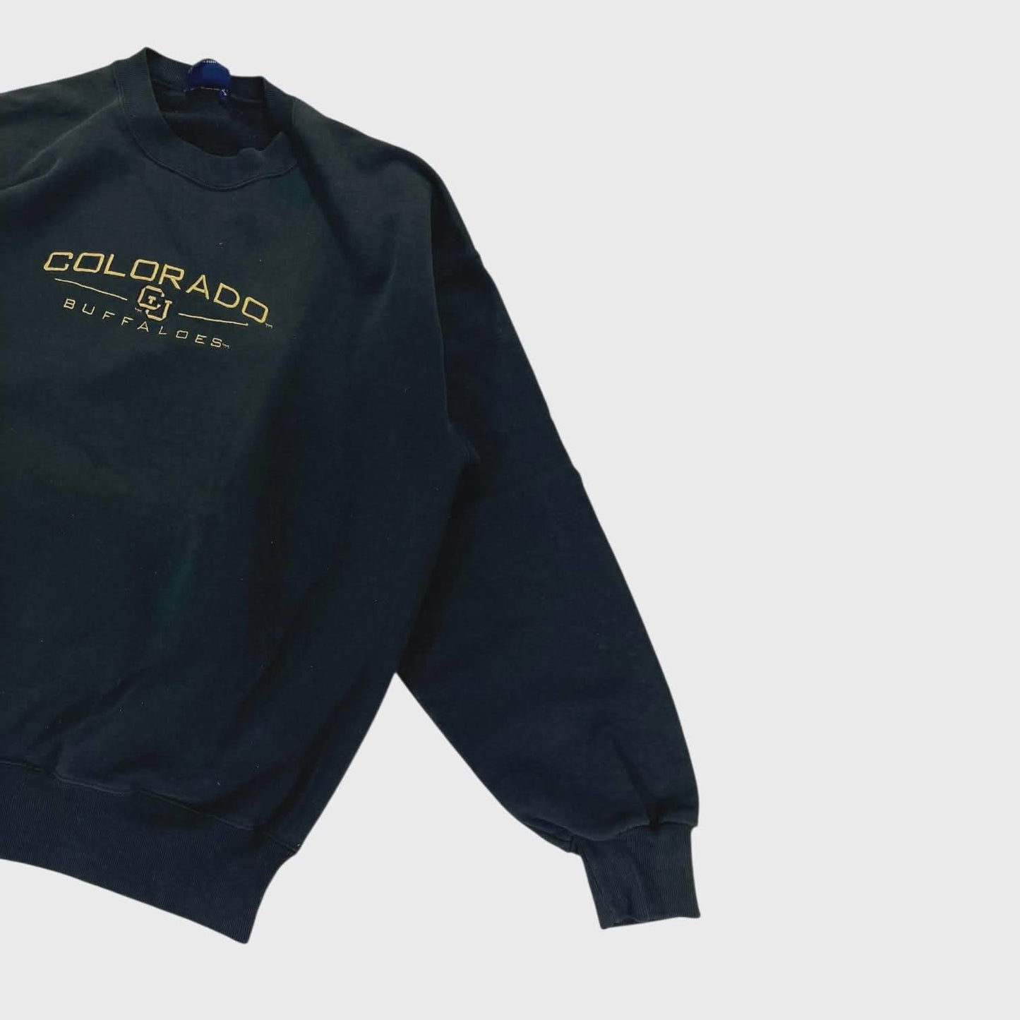 90S COLORADO BUFFALOES BLACK CREWNECK SWEATSHIRT (L)