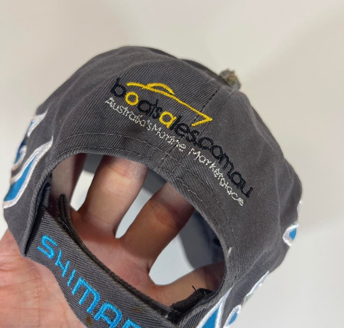 VINTAGE IFISH BLUE & BLACK FLAME BASEBALL CAP