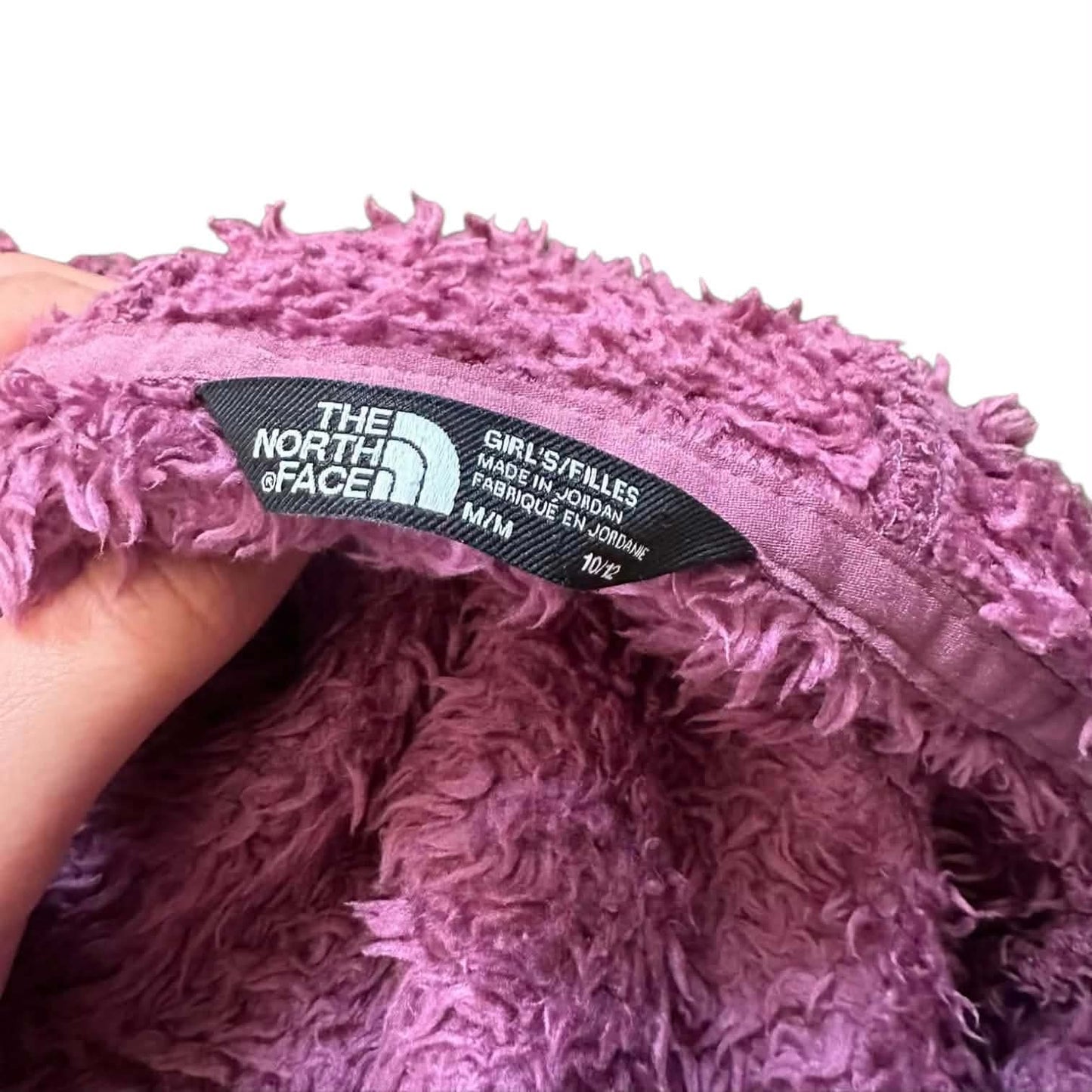 THE NORTH FACE PINK FLEECE JACKET (10-12 YEARS)