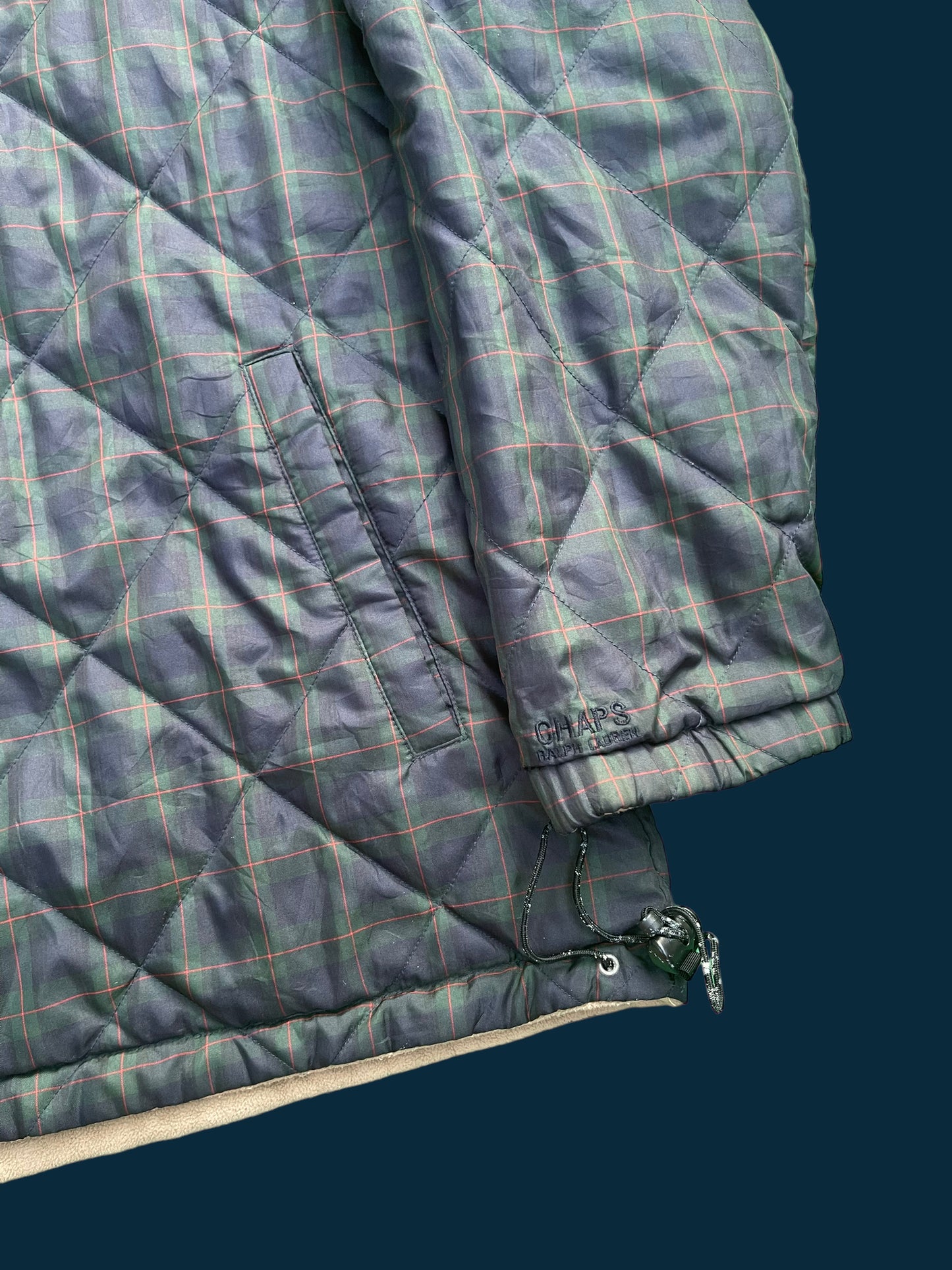 VINTAGE REVERSIBLE CHAPS RALPH LAUREN JACKET (XL)