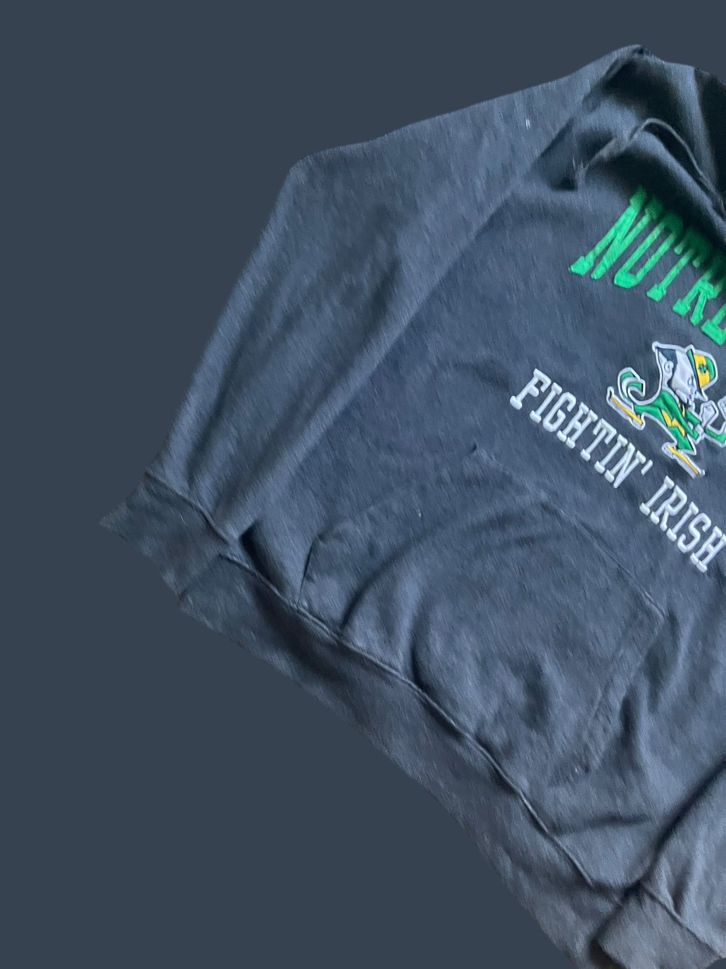 VINTAGE NOTRE DAME HOODIE (L)