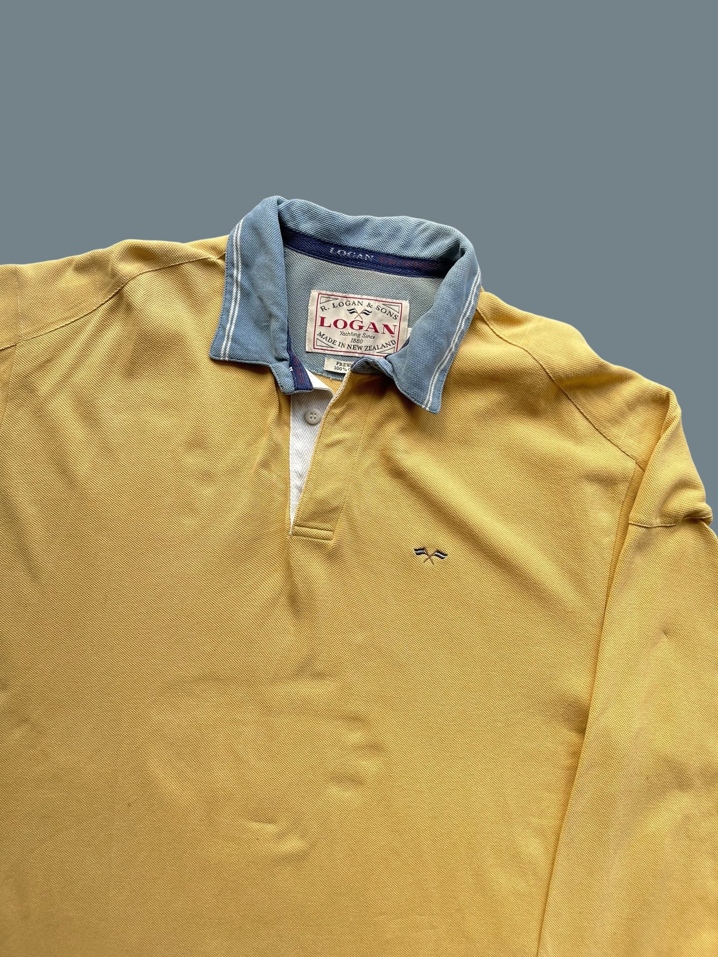 LOGAN RUGBY POLO LONG SLEEVE (L)