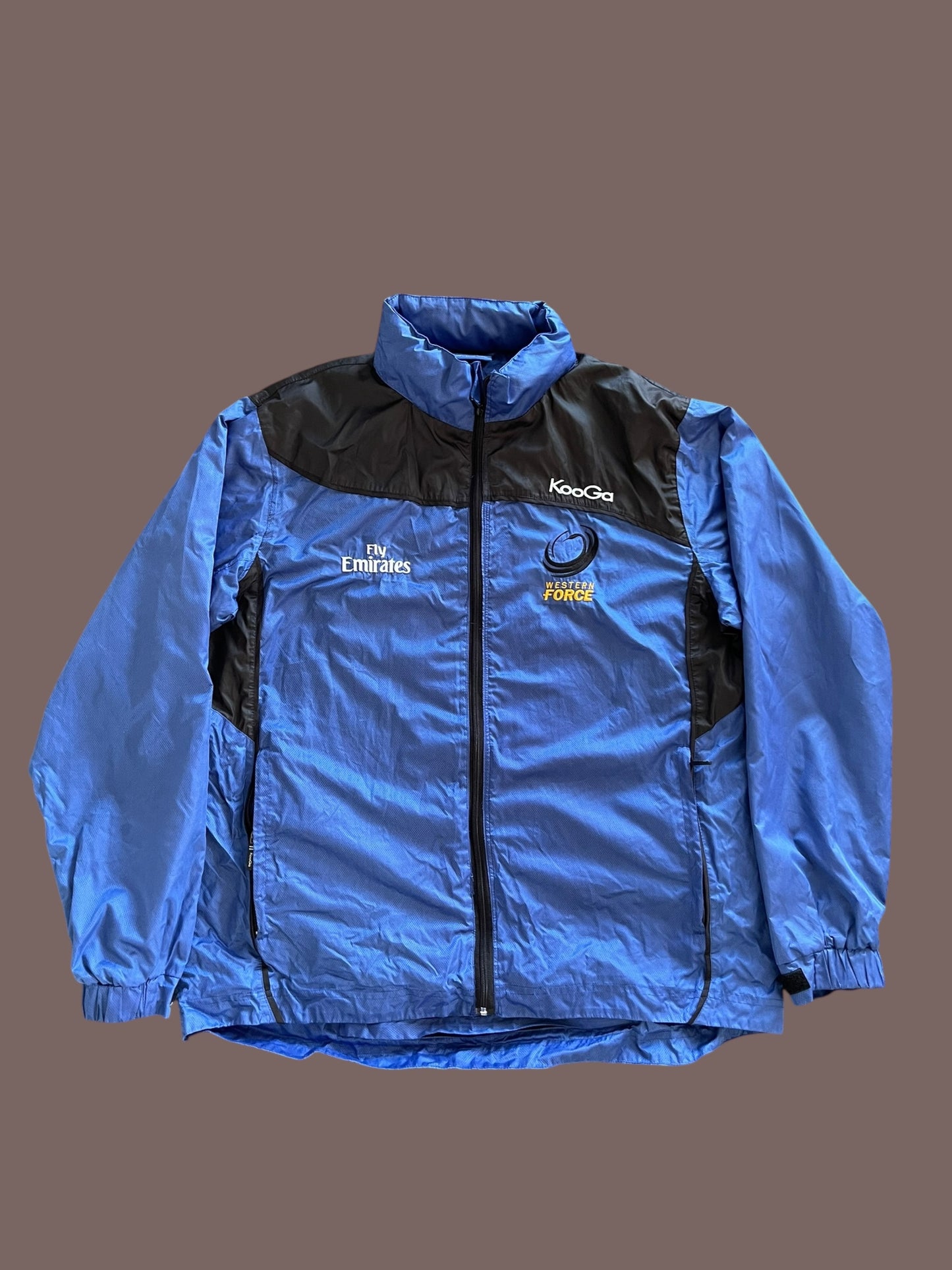 VINTAGE WESTERN FORCE RUGBY UNION JACKET KOOGA (L TO XL)