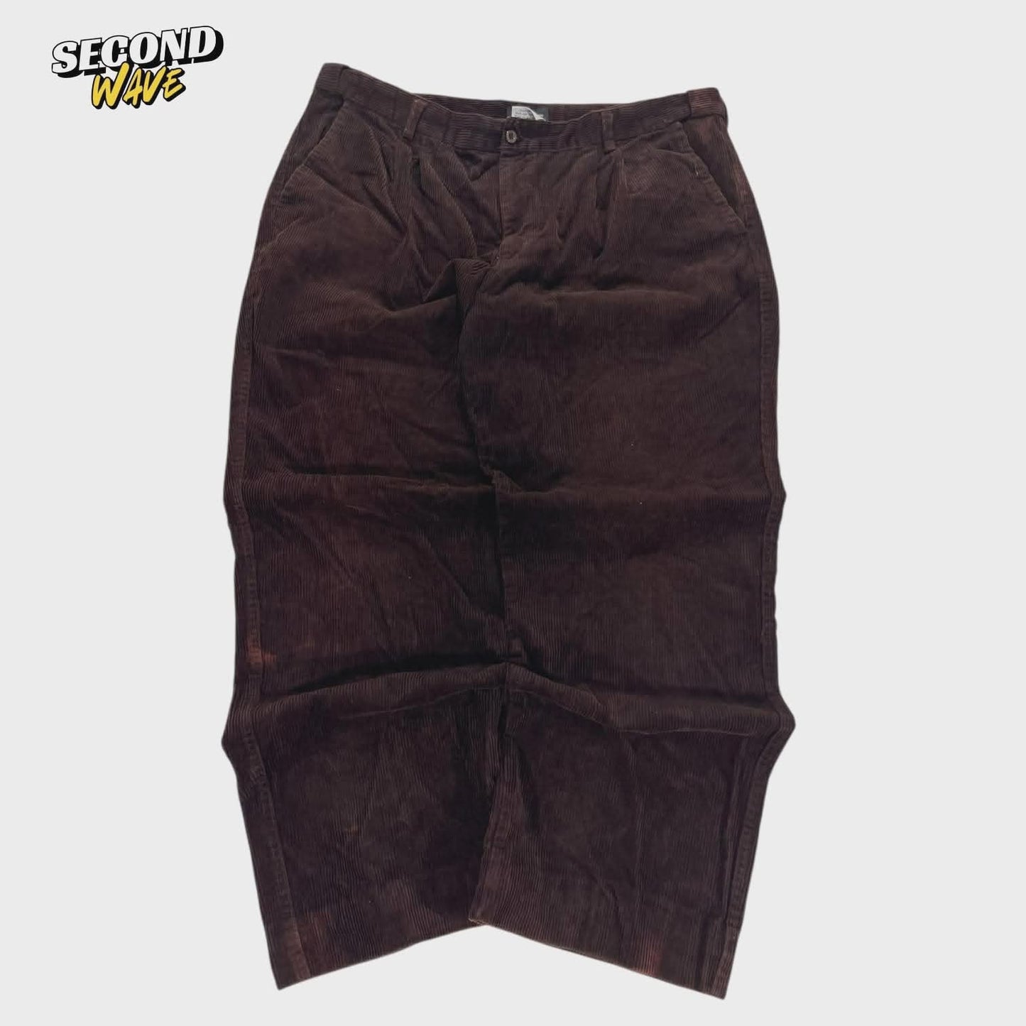 CHISEL CORDUROY TROUSERS WITH A RELAXED FIT (38)