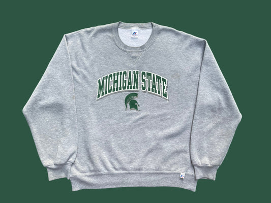 VINTAGE RUSSELL MICHIGAN STATE CREWNECK (L)