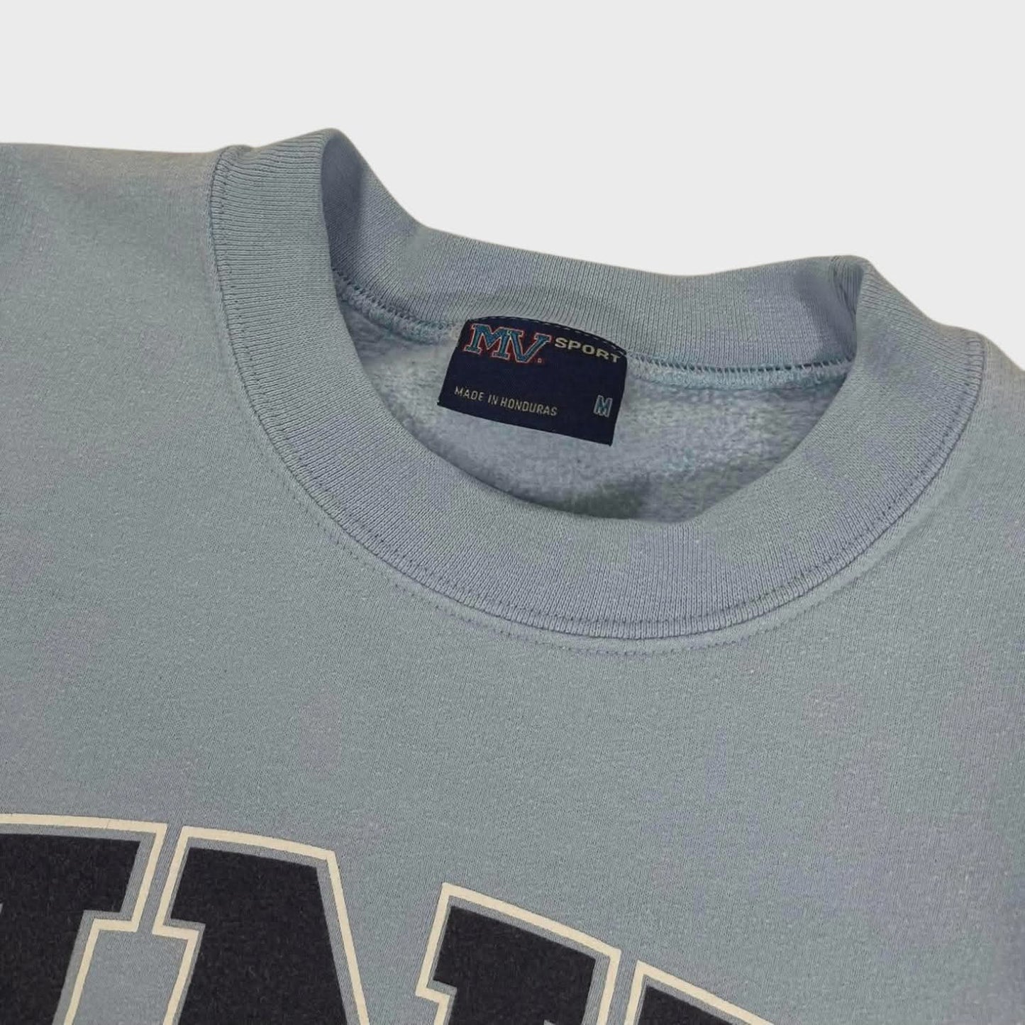 VINTAGE UNH BLUE CREWNECK HOODIE (M)