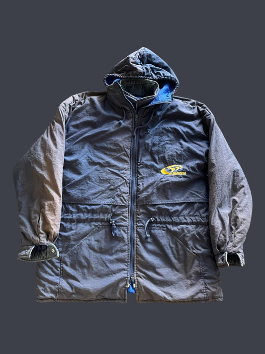 SICK VINTAGE FADING DISCOLOUR SUBARU JACKET (XL)