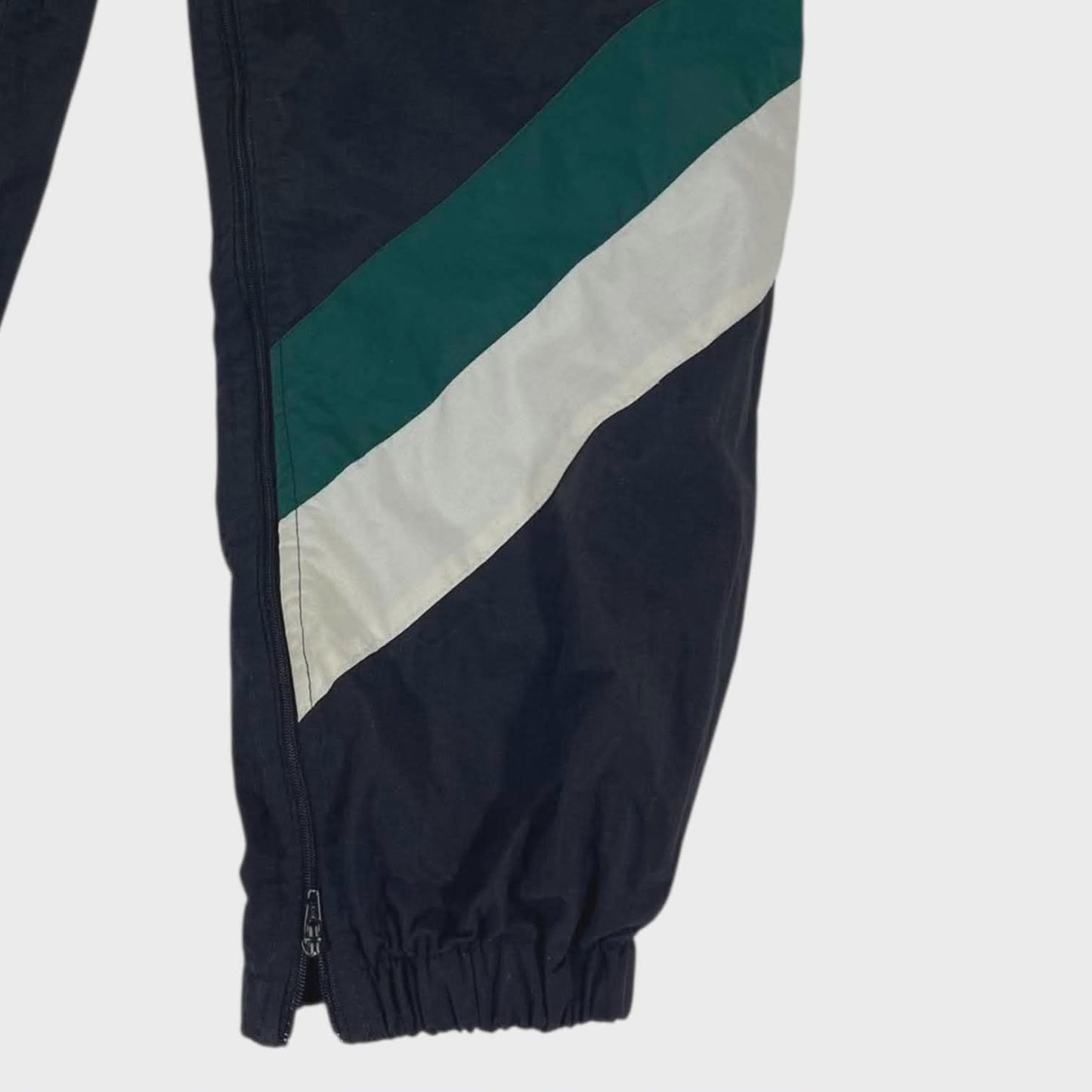 90S TRACK PANTS WITH GREEN AND WHITE STRIPES (S-M)