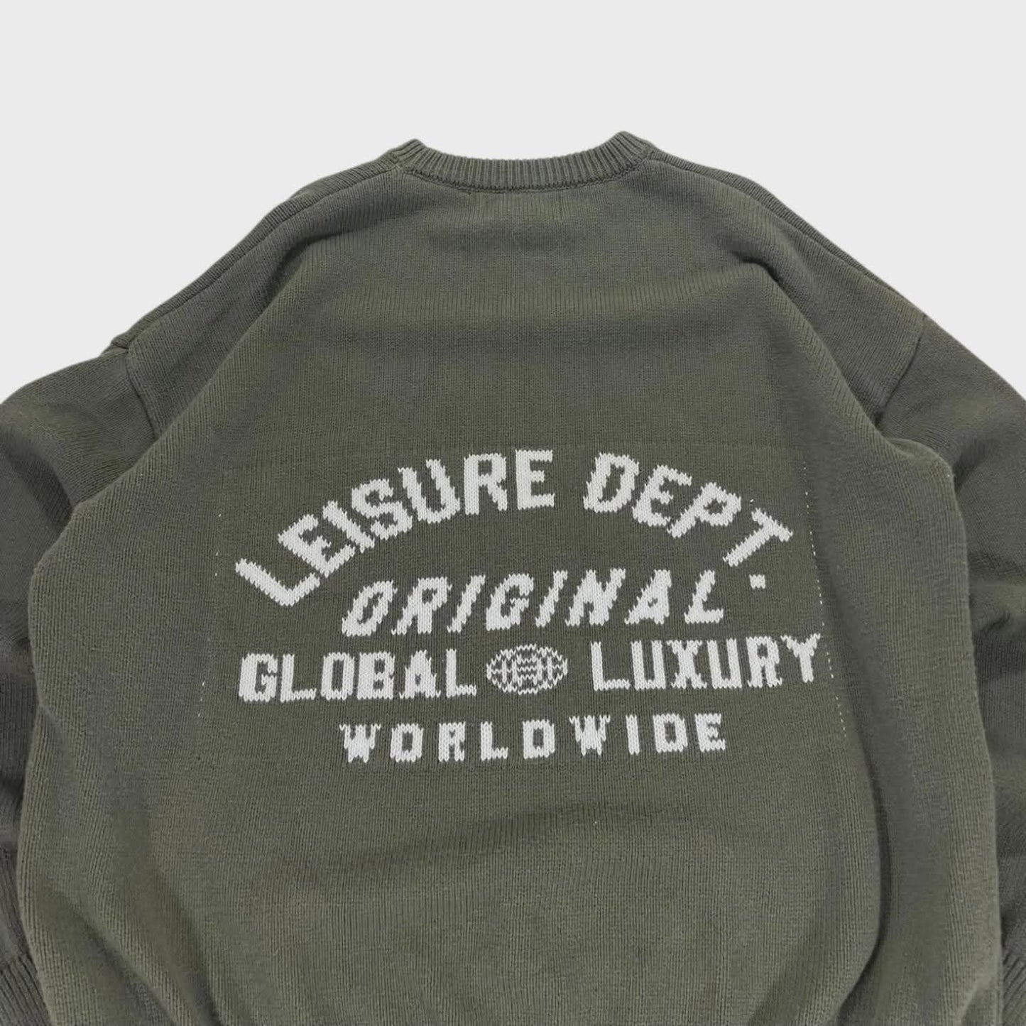 ABSENT GREEN CREWNECK SWEATER (M)