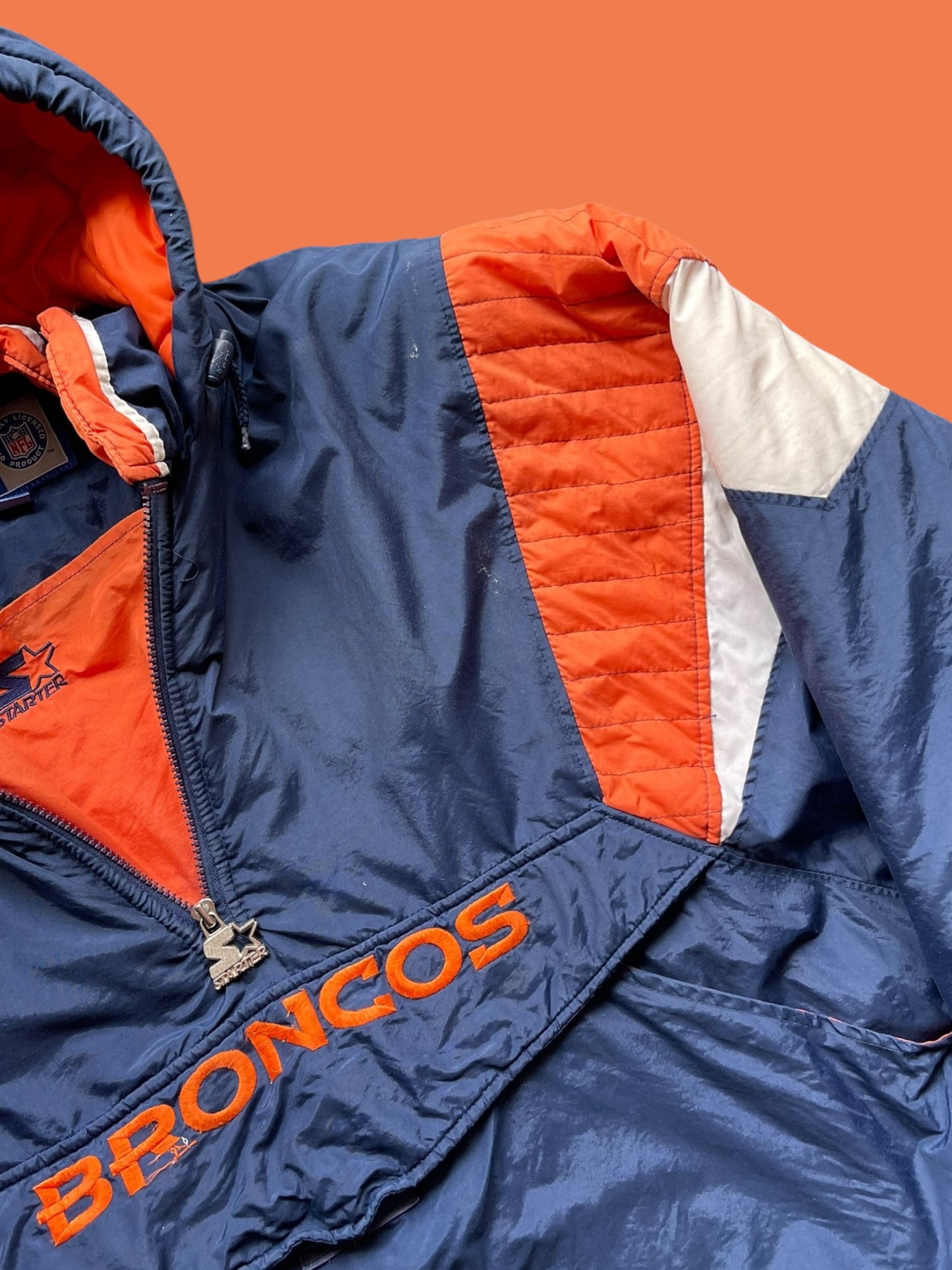 DENVER BRONCOS STARTER JACKET (L)