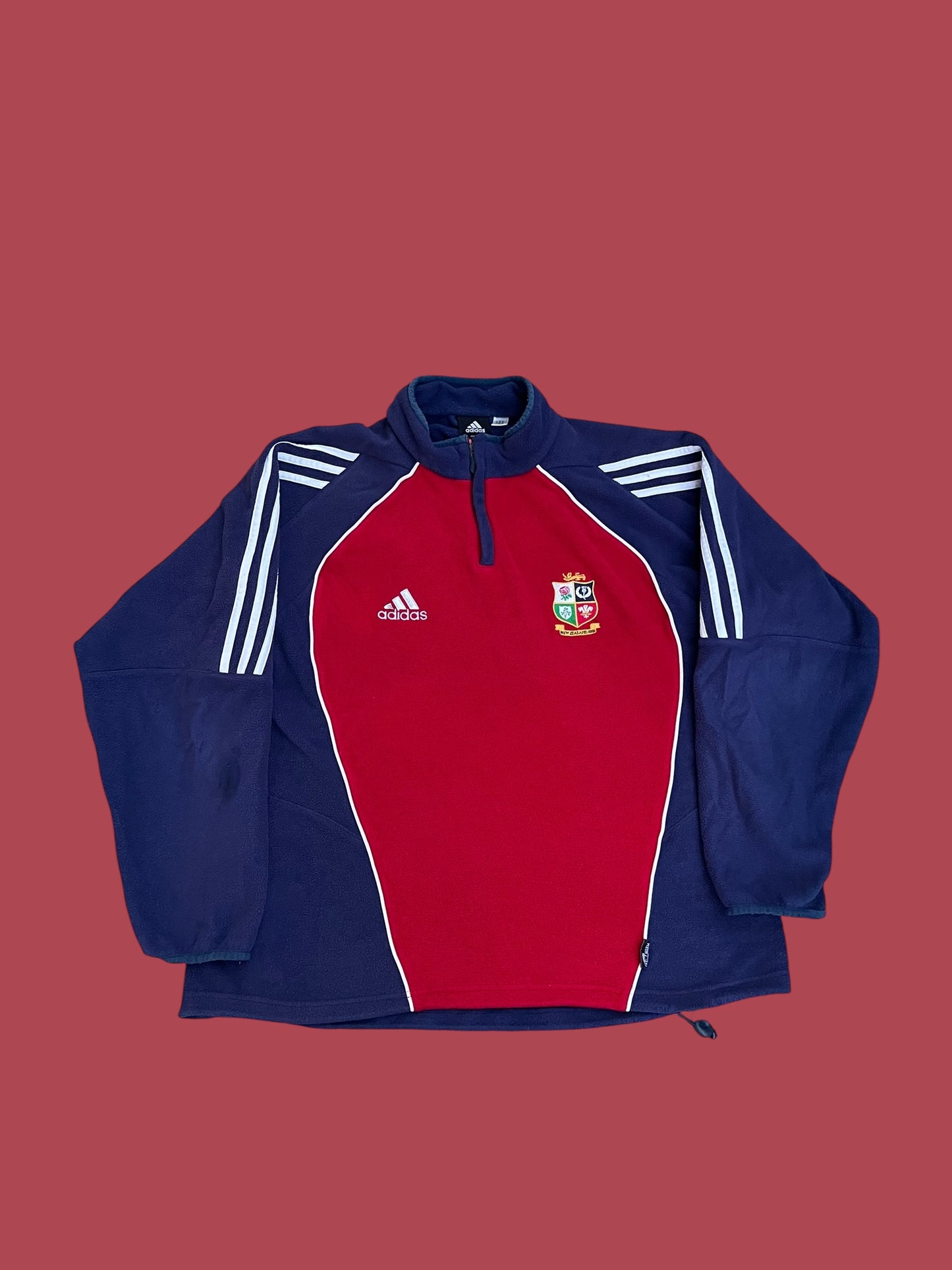 VINTAGE ADIDAS QUARTERZIP FLEECE (M/L)