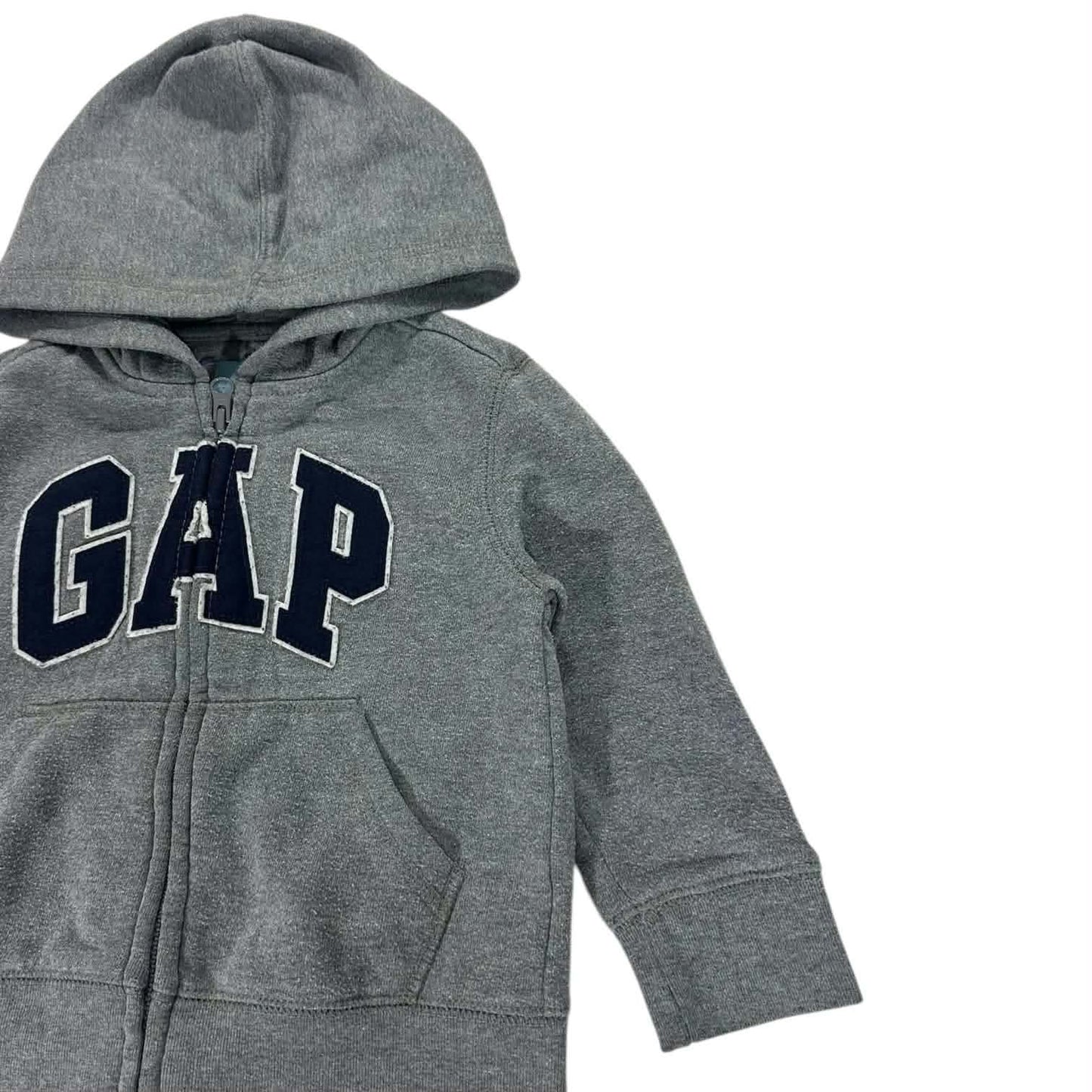 GAP GREY BABY ZIP UP HOODIE (2 YRS)